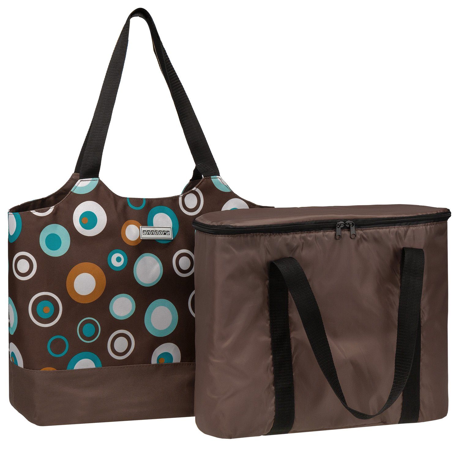 anndora Shopper 2 in 1 Doppeltasche Einkaufstasche mit Kühlfunktion, Isolie günstig online kaufen
