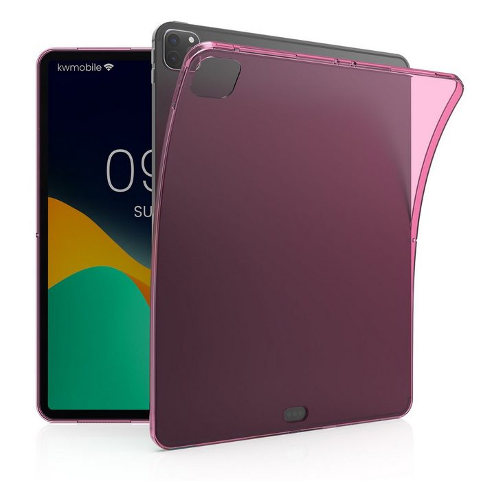 kwmobile Tablet-Hülle Hülle für Apple iPad Pro 12 9" (2018 2020 2021) Silikon Case transparent - Tablet Cover Tablethülle gummiert