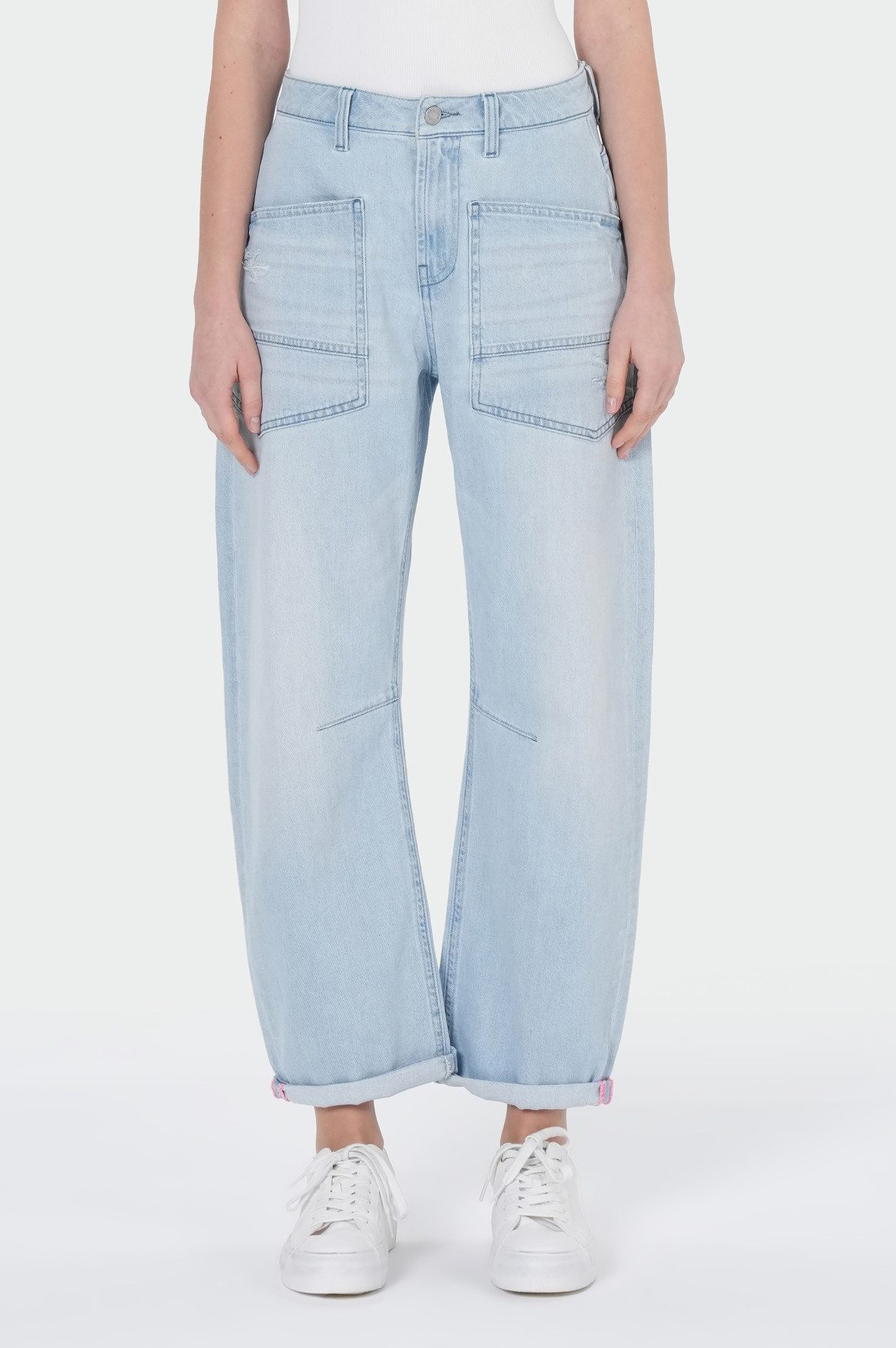 Miracle of Denim Boyfriend-Hose Clara Barrel