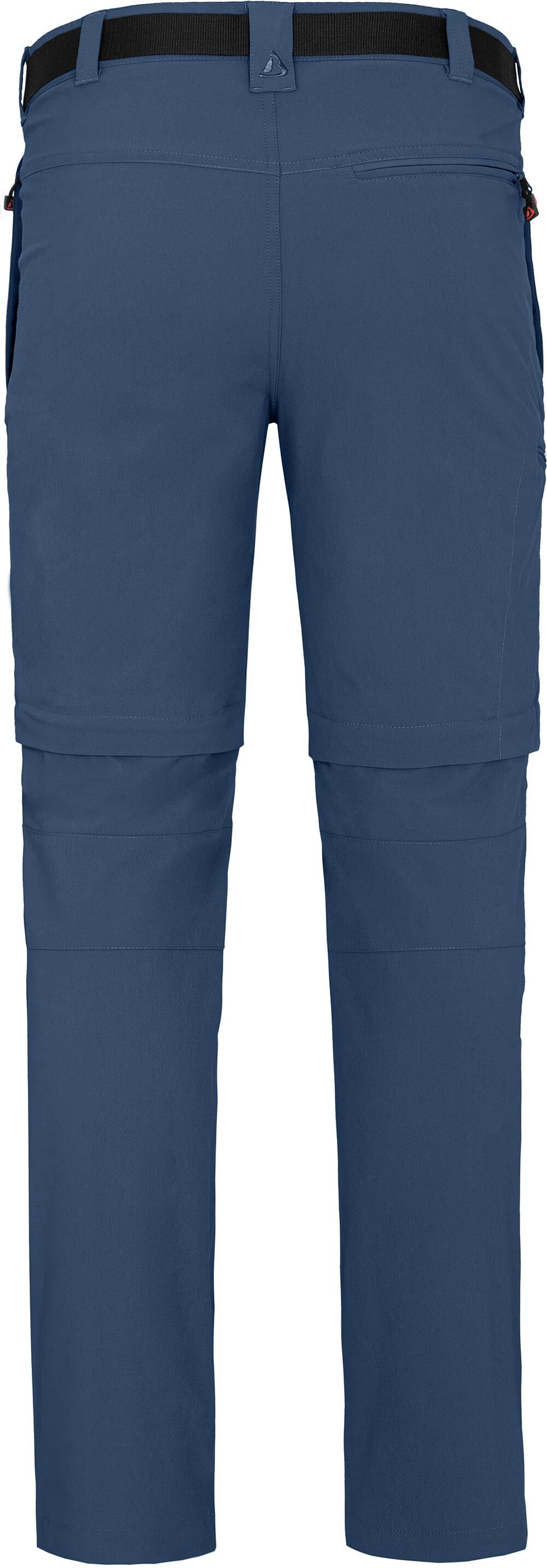 Normalgrößen, Herren pflegeleicht, blau Bergson enzian BAKER ZIPP-Off vielseitig, Zip-off-Hose Wanderhose,