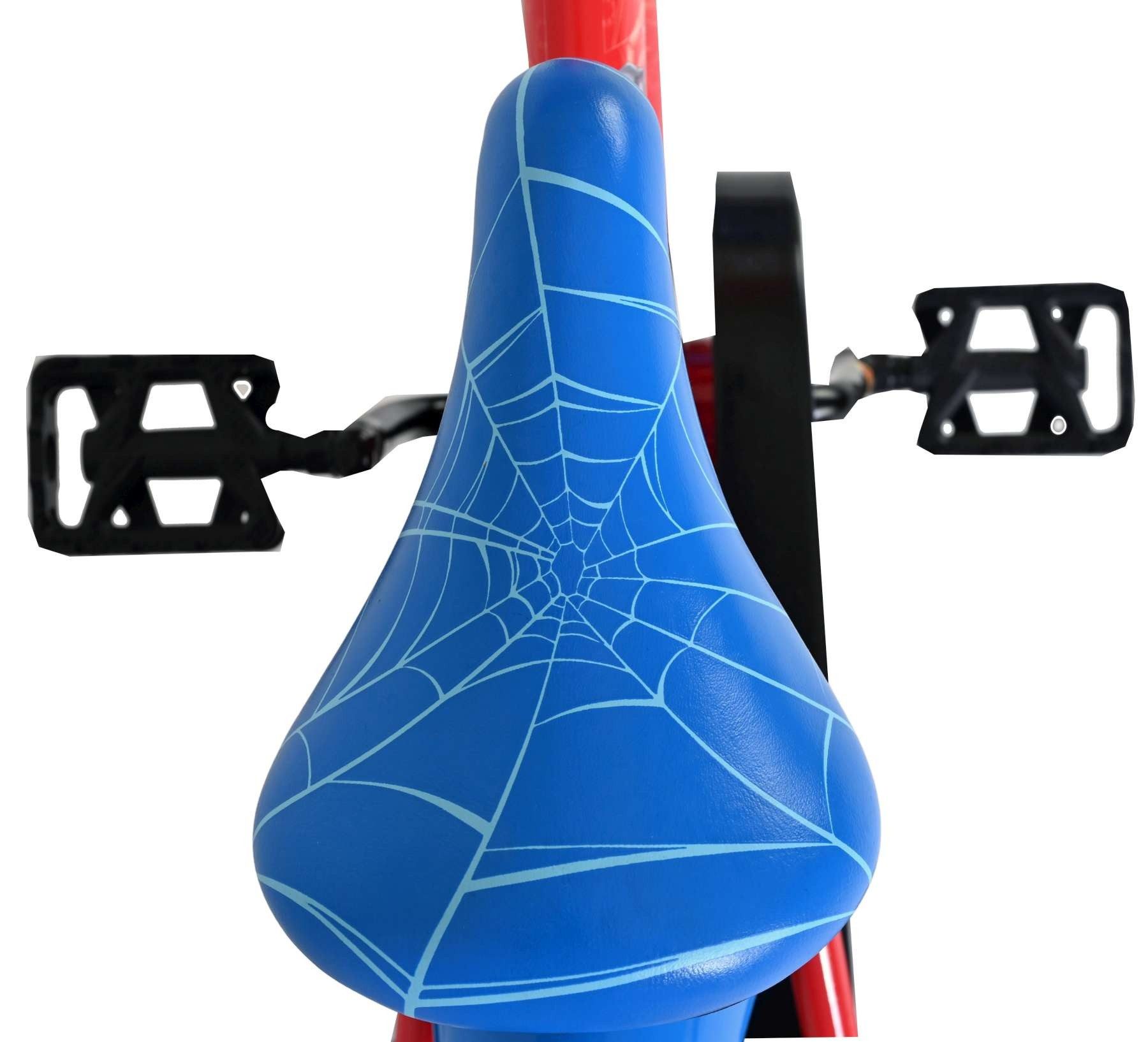 Volare Kinderfahrrad Marvel Spider-Man Kinderfahrrad - Jungen - 14 Zoll - Rot/Blau