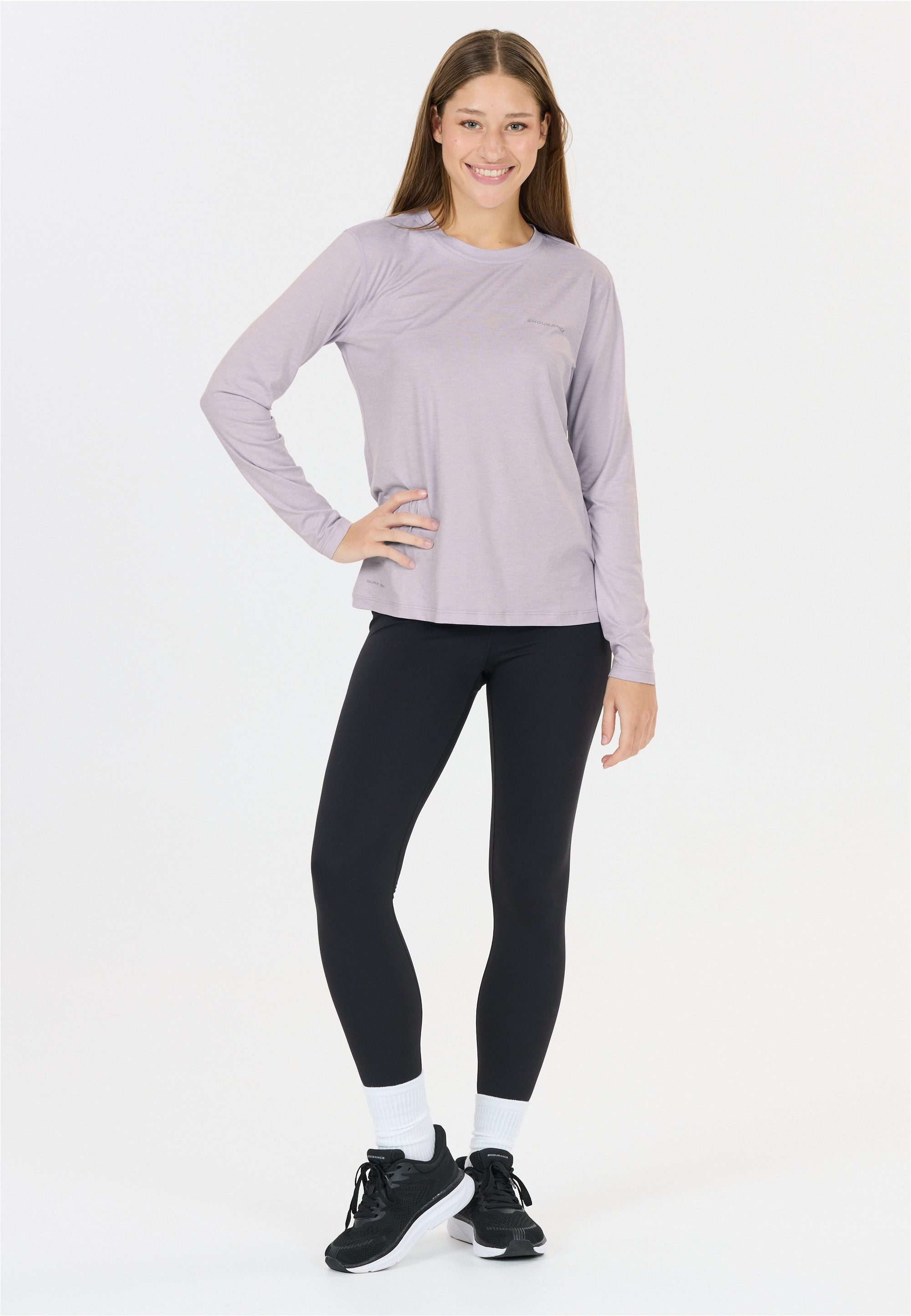 ENDURANCE Langarmshirt Alvaly mit 4-Wege-Stretch und Quick Dry-Technologie