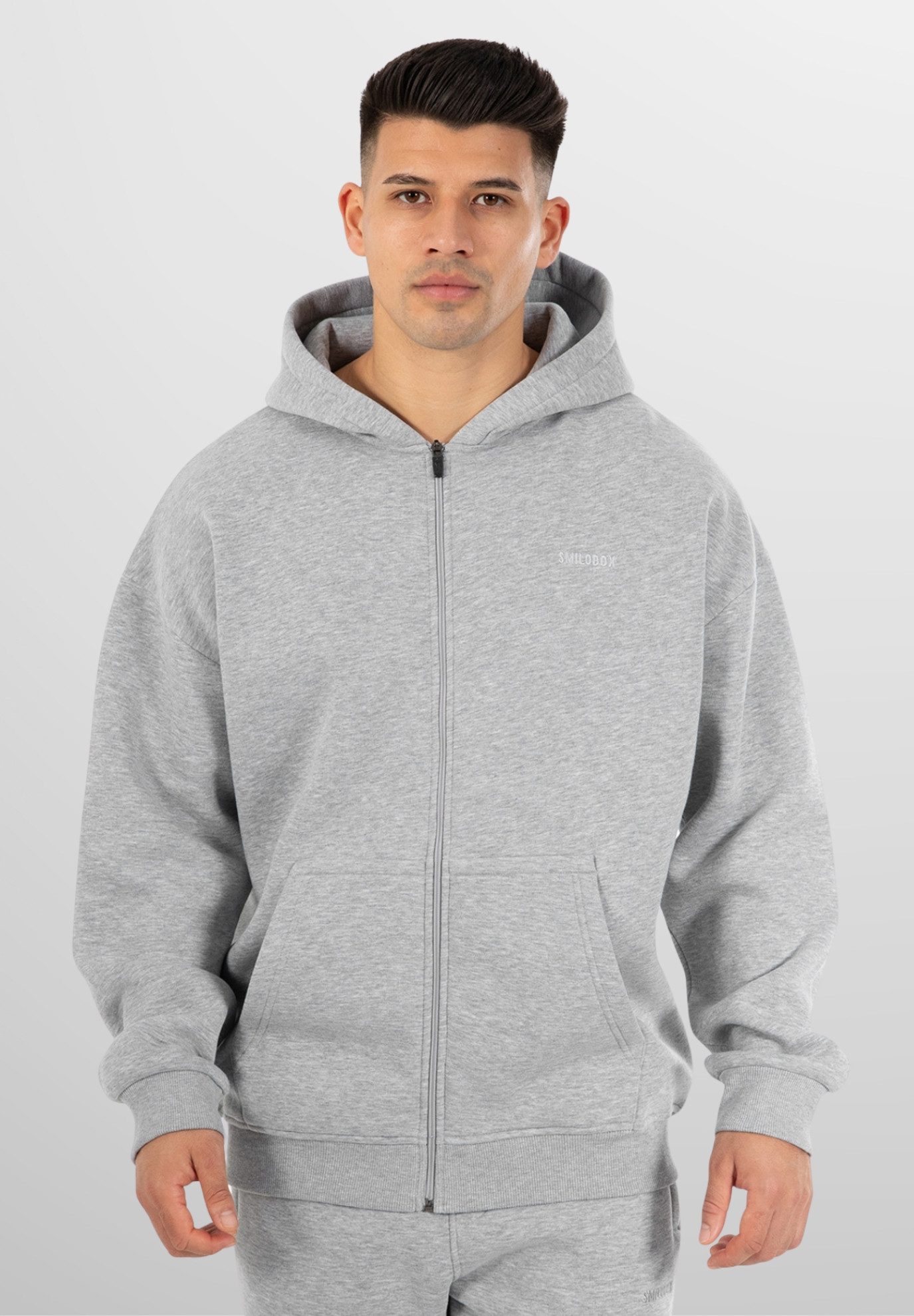 Smilodox Kapuzensweatjacke Marin, Zip Hoodie Oversize günstig online kaufen
