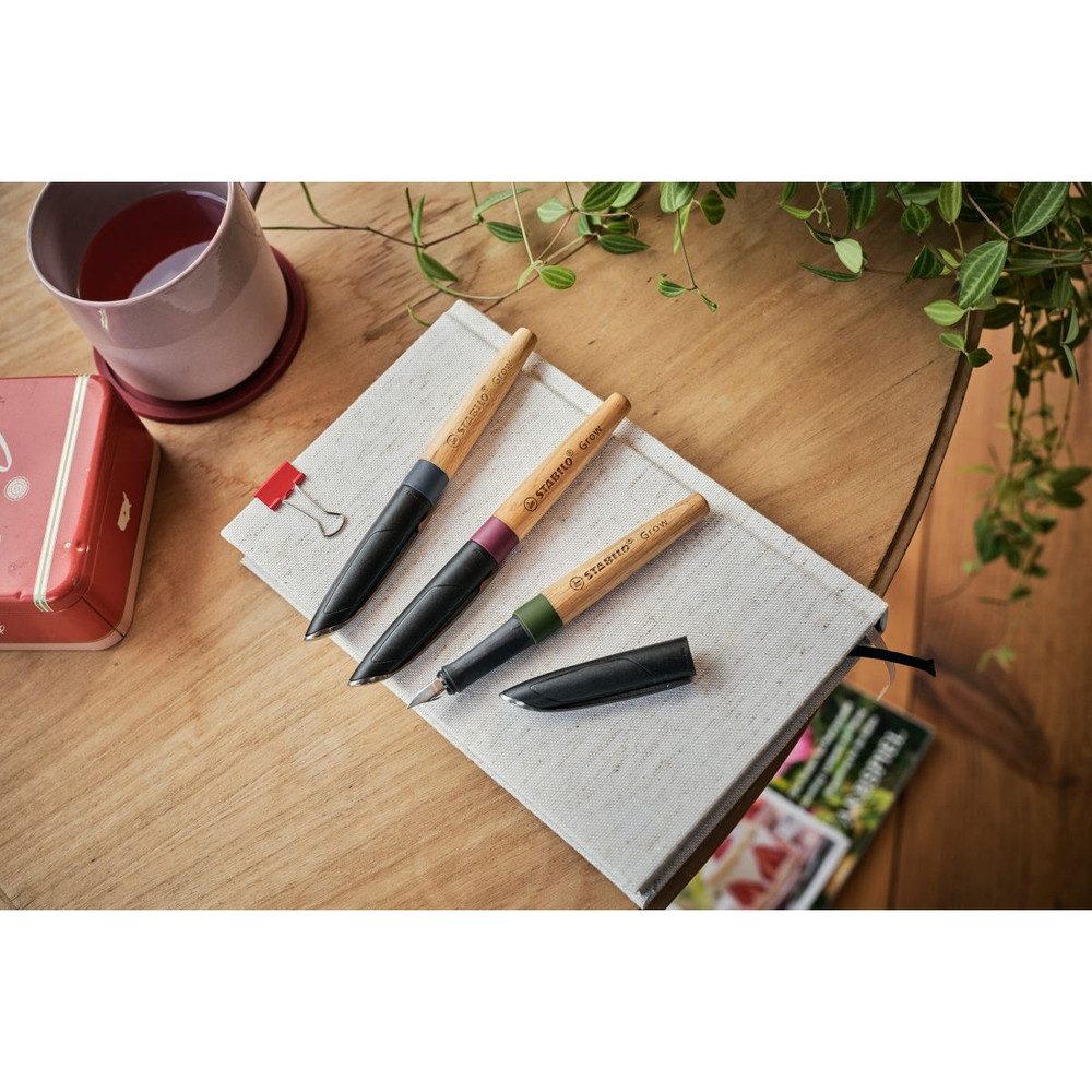 STABILO Füllhalter STABILO Grow - Füllhalter - moosgrün/Eiche