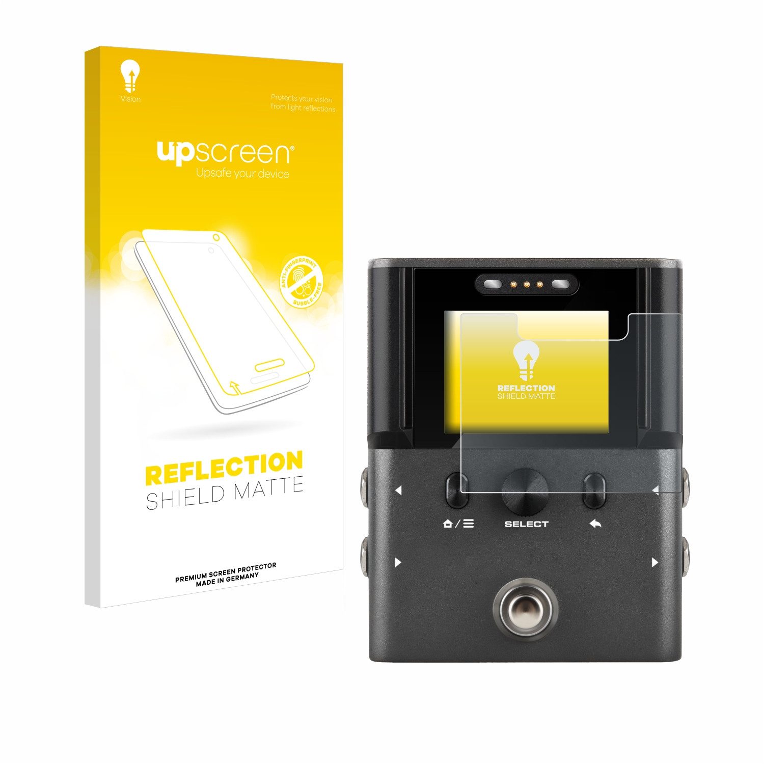 upscreen Schutzfolie für NUX B-8 Wireless System, Displayschutzfolie, Folie matt entspiegelt Anti-Reflex