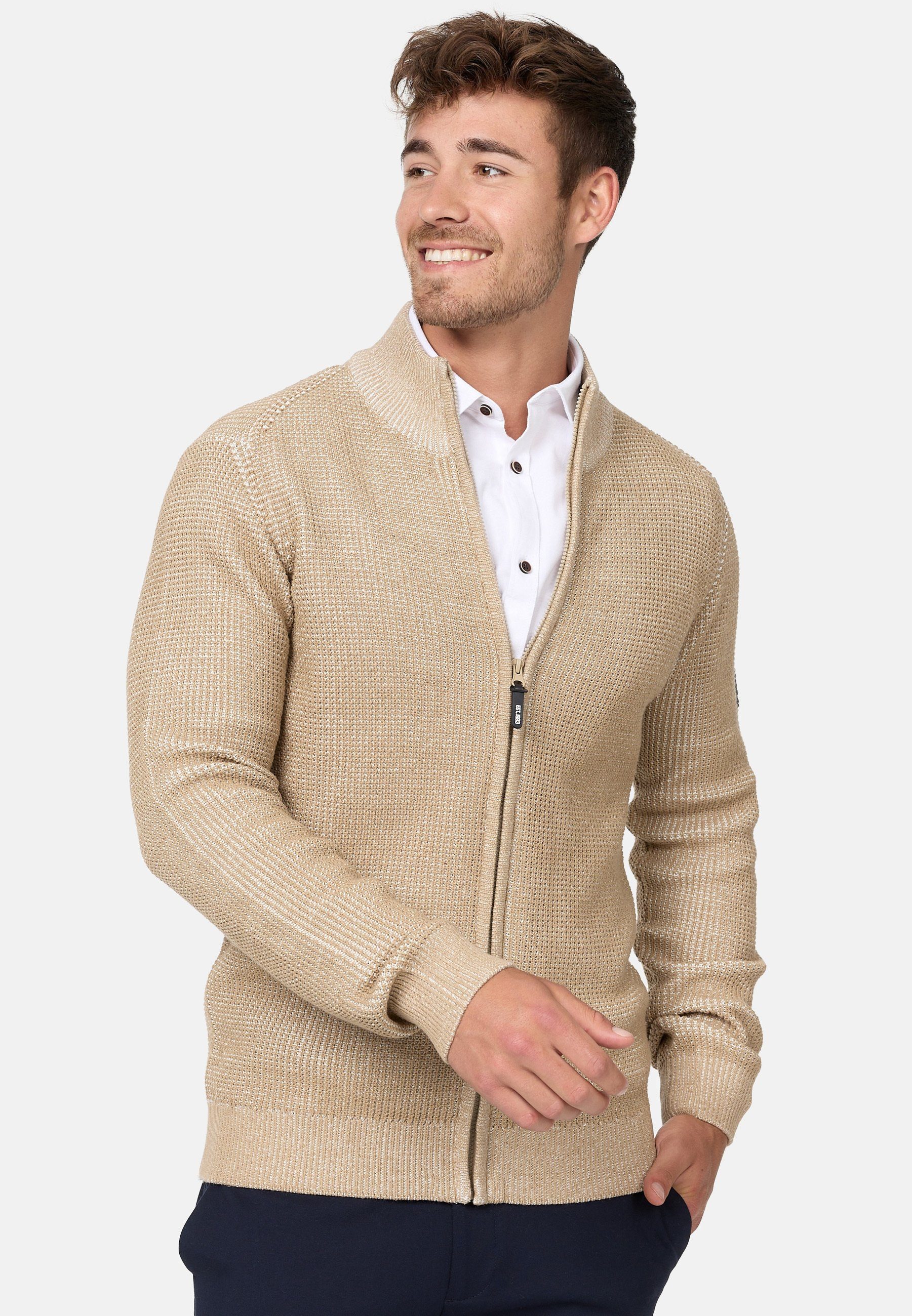 Indicode Strickjacke Herren INLayton Herrenstrickjacke