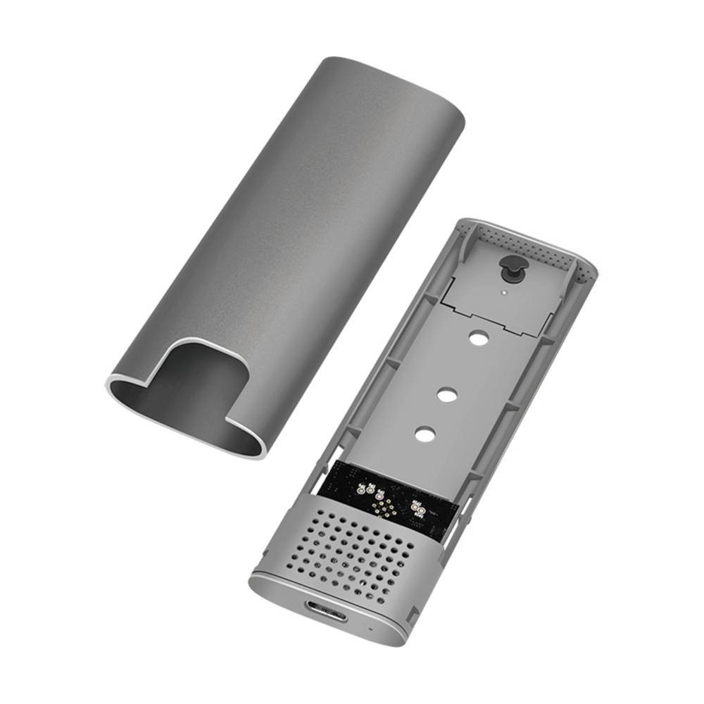 LogiLink Festplatten-Gehäuse USB 3.2 Gen 2x1-Gehäuse für M.2 NVMe (PCIe) & SATA (NGFF UA0389