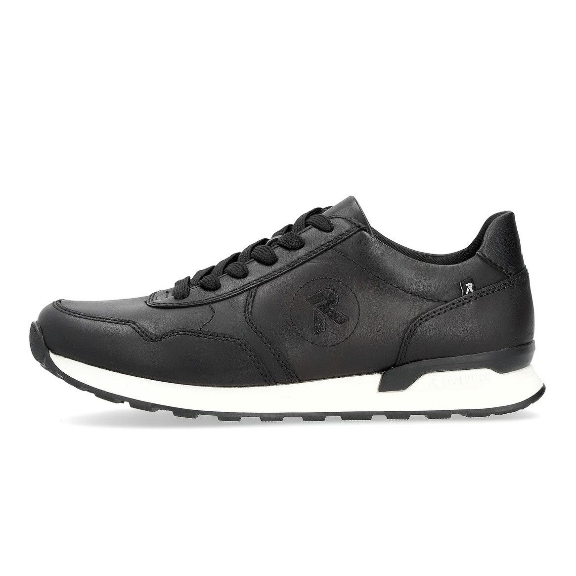Rieker (Glattleder) U0304-01 schwarz Herren Sneaker günstig online kaufen