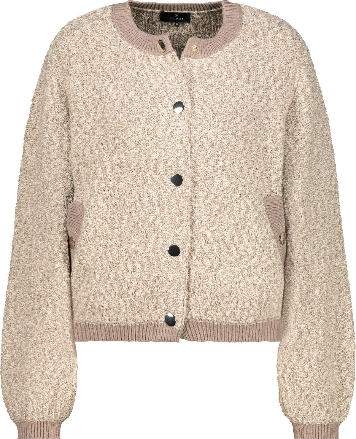 Monari Strickjacke Strickjacke truffle günstig online kaufen