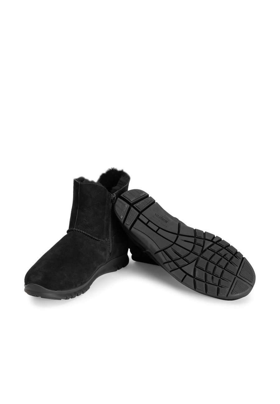 vitaform Damen Stiefeletten Veloursleder & Doubleface Stiefelette
