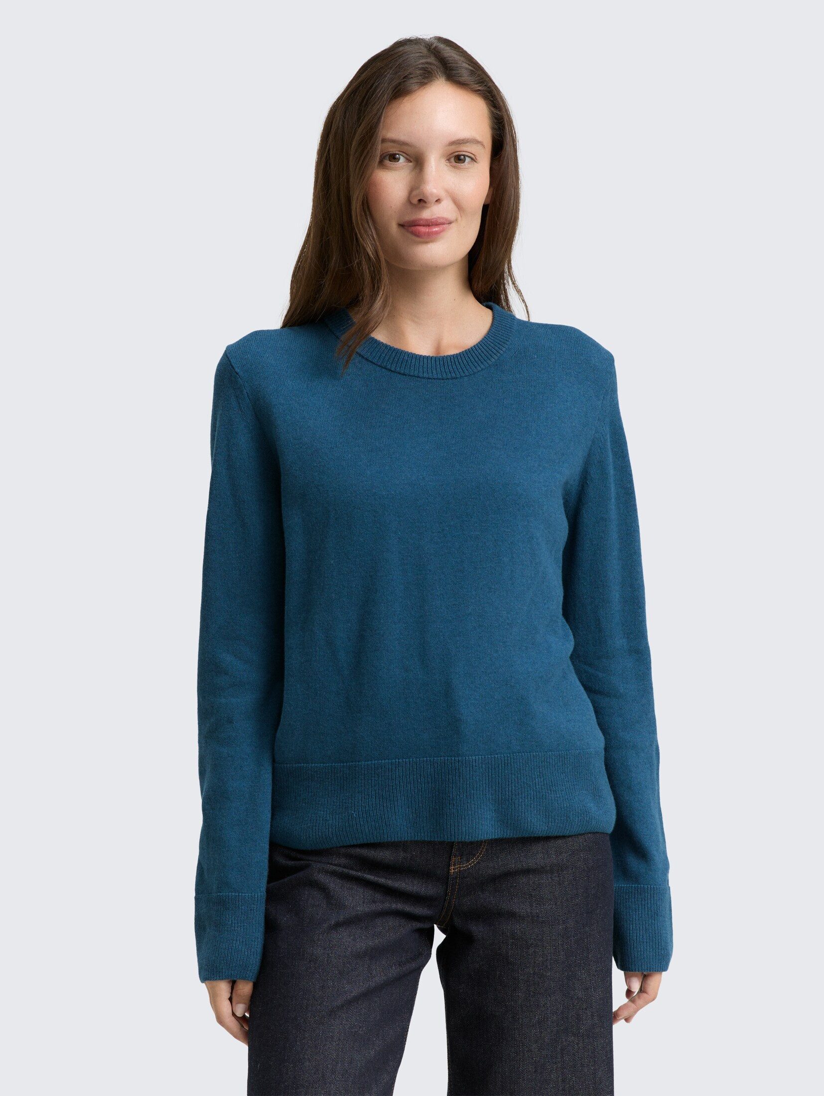 TOM TAILOR Strickpullover Strickpullover mit Kaschmir-Anteil günstig online kaufen