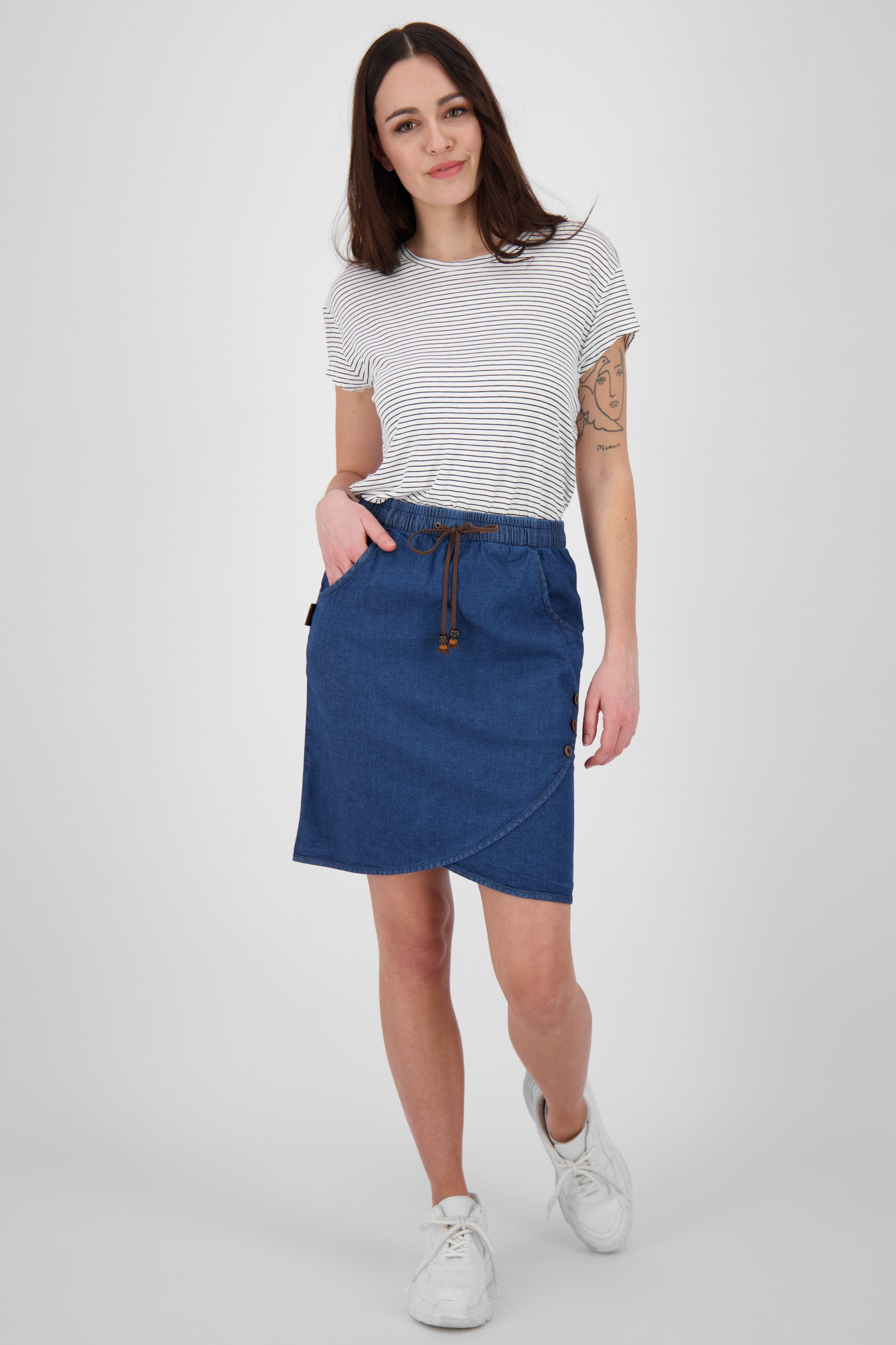 denim Kickin & Sommerrock A Skirt Alife dark DNM Damen LucyAK