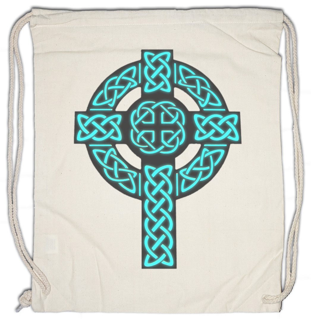Urban Backwoods Turnbeutel Celtic Knot Logo Sign V Turnbeutel Kelten Knoten Keltisch Kreuz Cross (1-tlg), Runen Thor Wikinger Vikings