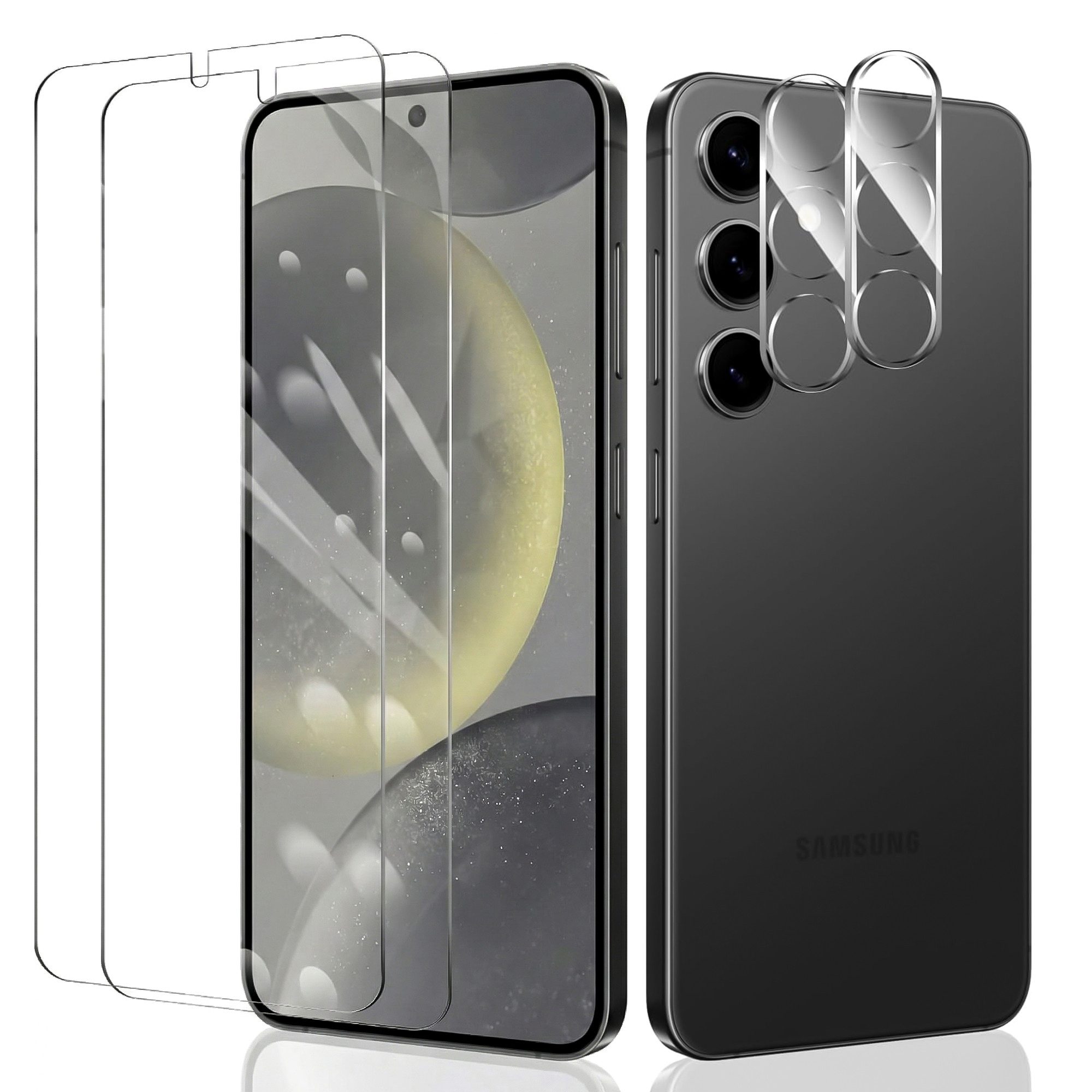 MSM Displayschutzglas 2X Schutzglas (Display + Kamera) für Samsung Galaxy S26 Ultra 9H