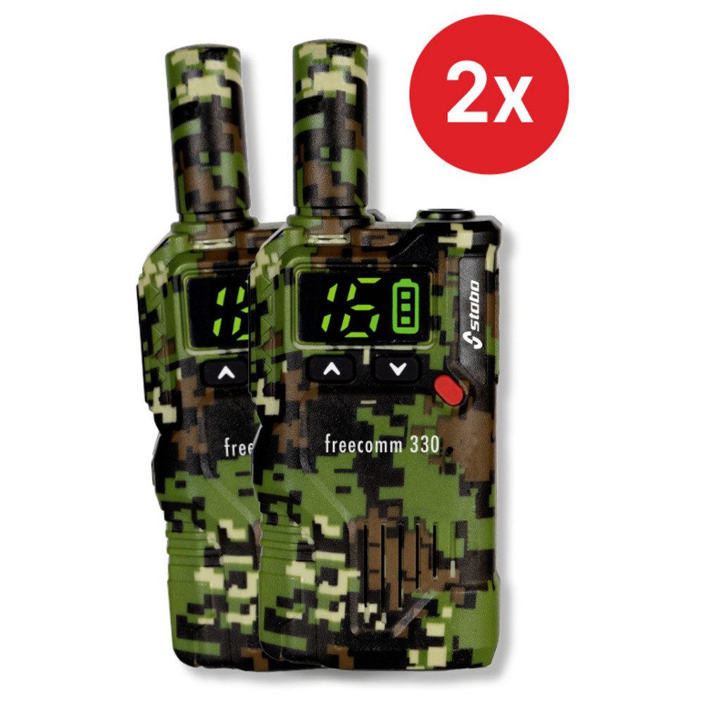 Stabo Walkie Talkie Stabo freecomm 330 20330 PMR-Handfunkgerät 2er Set