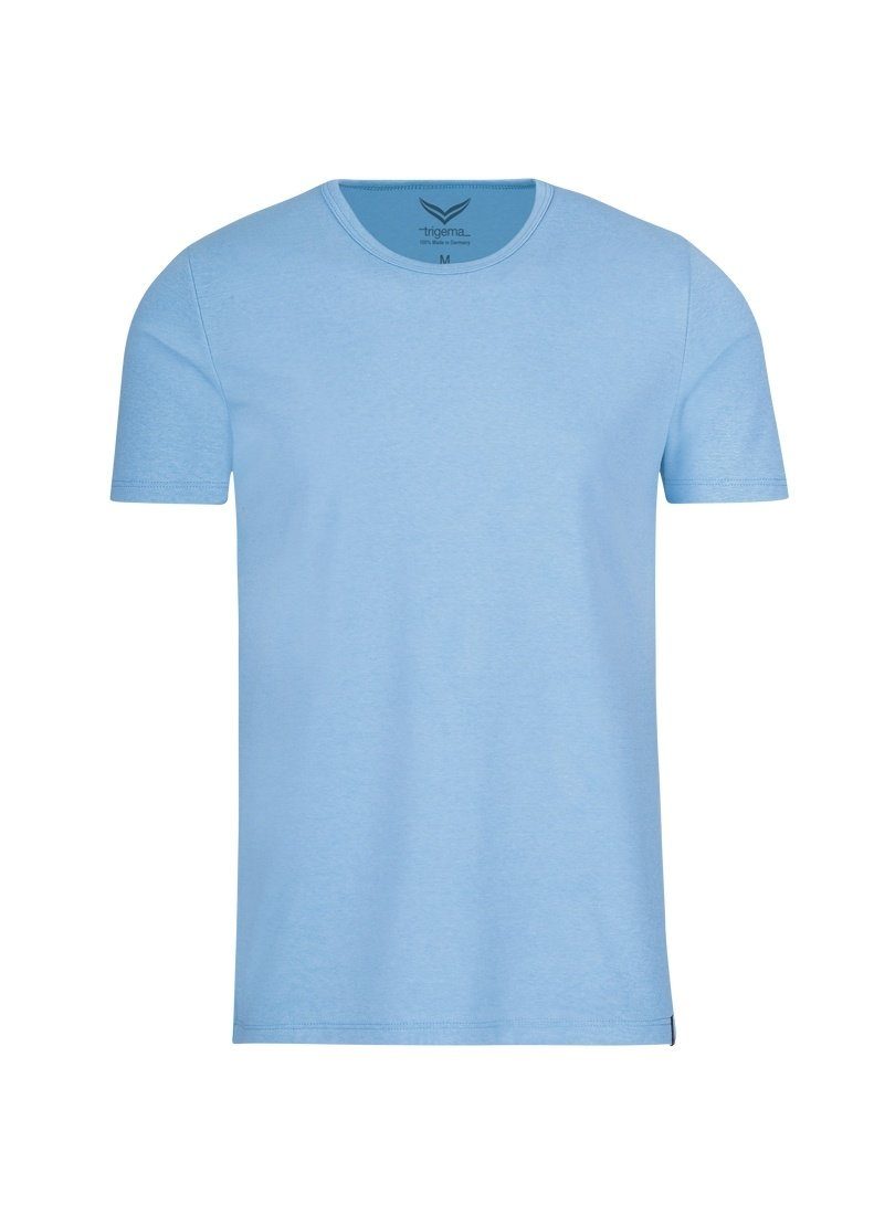 Trigema T-Shirt TRIGEMA T-Shirt aus Baumwolle/Elastan (1-tlg)