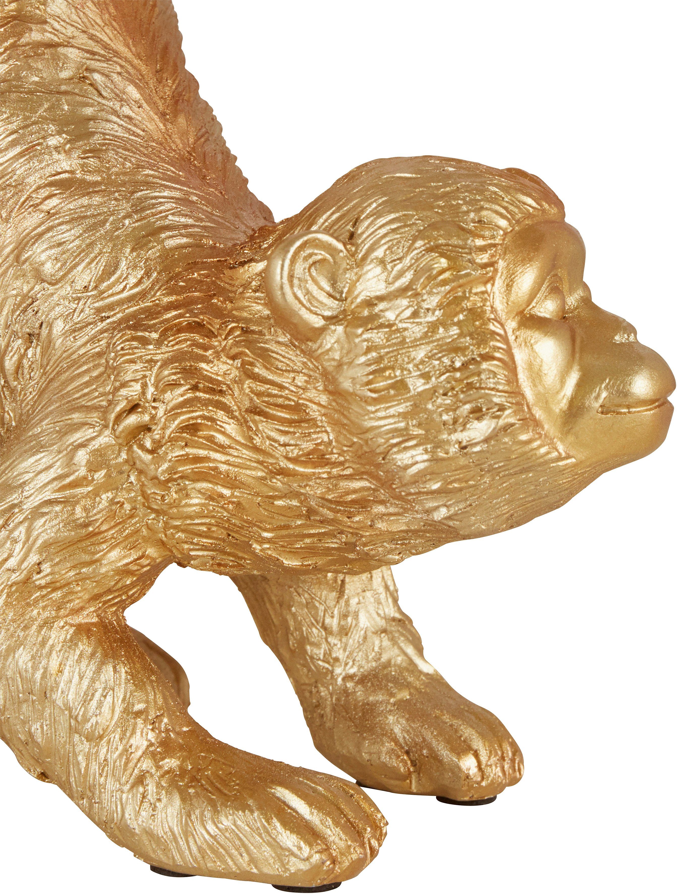 Leonique Dekofigur Affe mit Windlicht