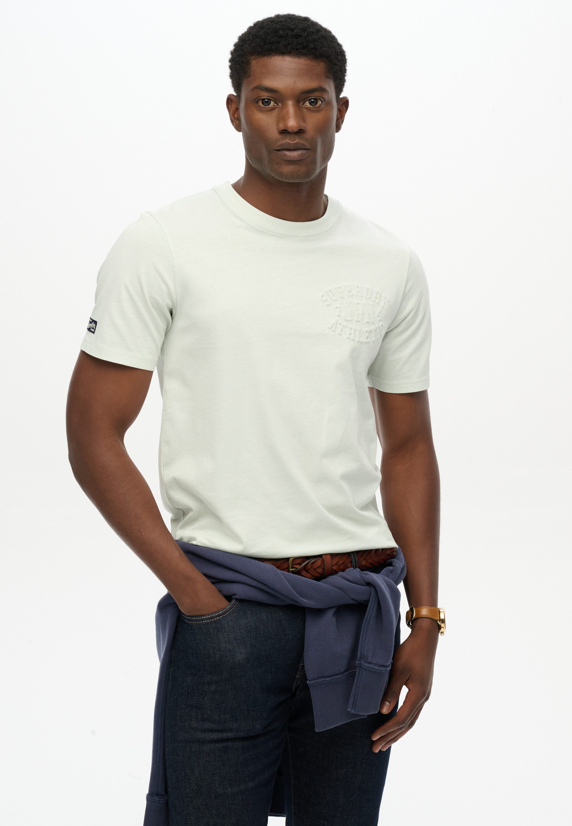 Superdry Rundhalsshirt ATHLETIC EMBOSS RELAXED TEE günstig online kaufen