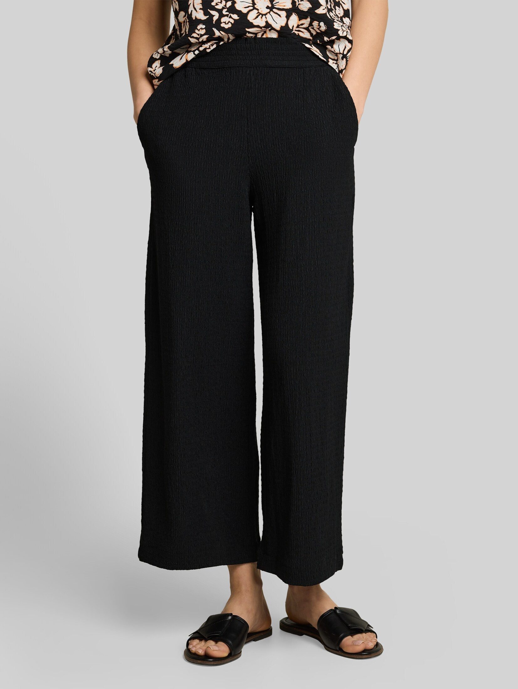 TOM TAILOR Denim 7/8-Hose Hosen & Chino Crinkle Culotte Hose