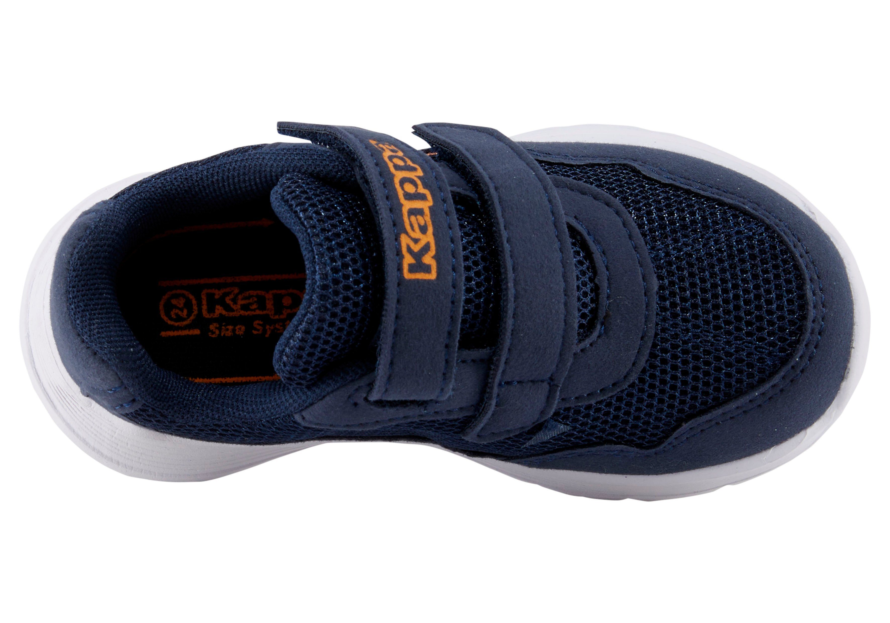 Kappa Sneaker mit Klettverschluss navy-orange