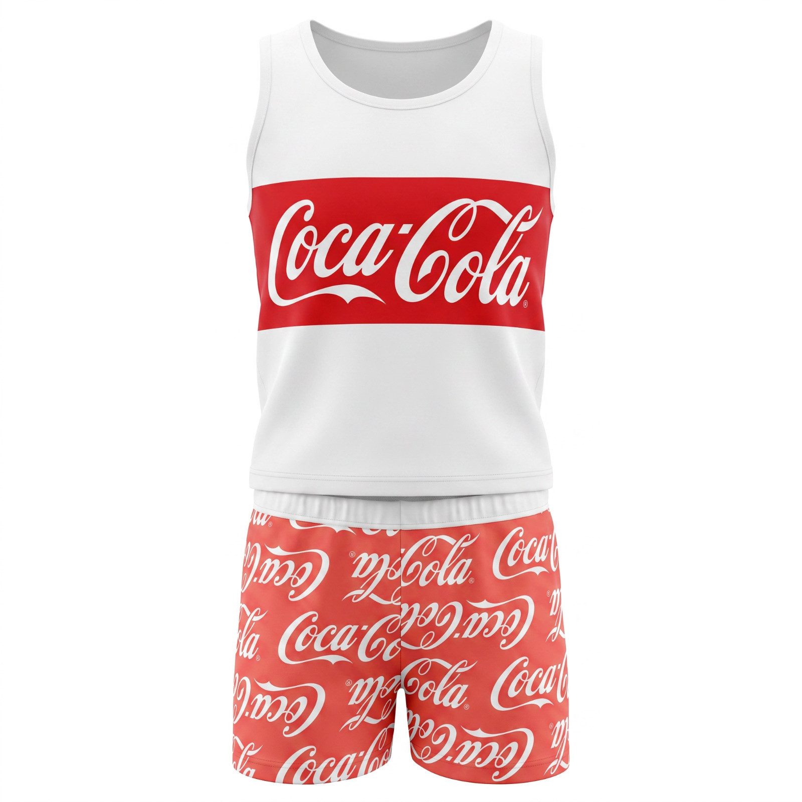 COCA COLA Schlafanzug Coca Cola Mädchen Pyjama Schlafanzug Shirt Shorts 134 - 164 Baumwolle Gr. 134 bis 152 - 100% Baumwolle