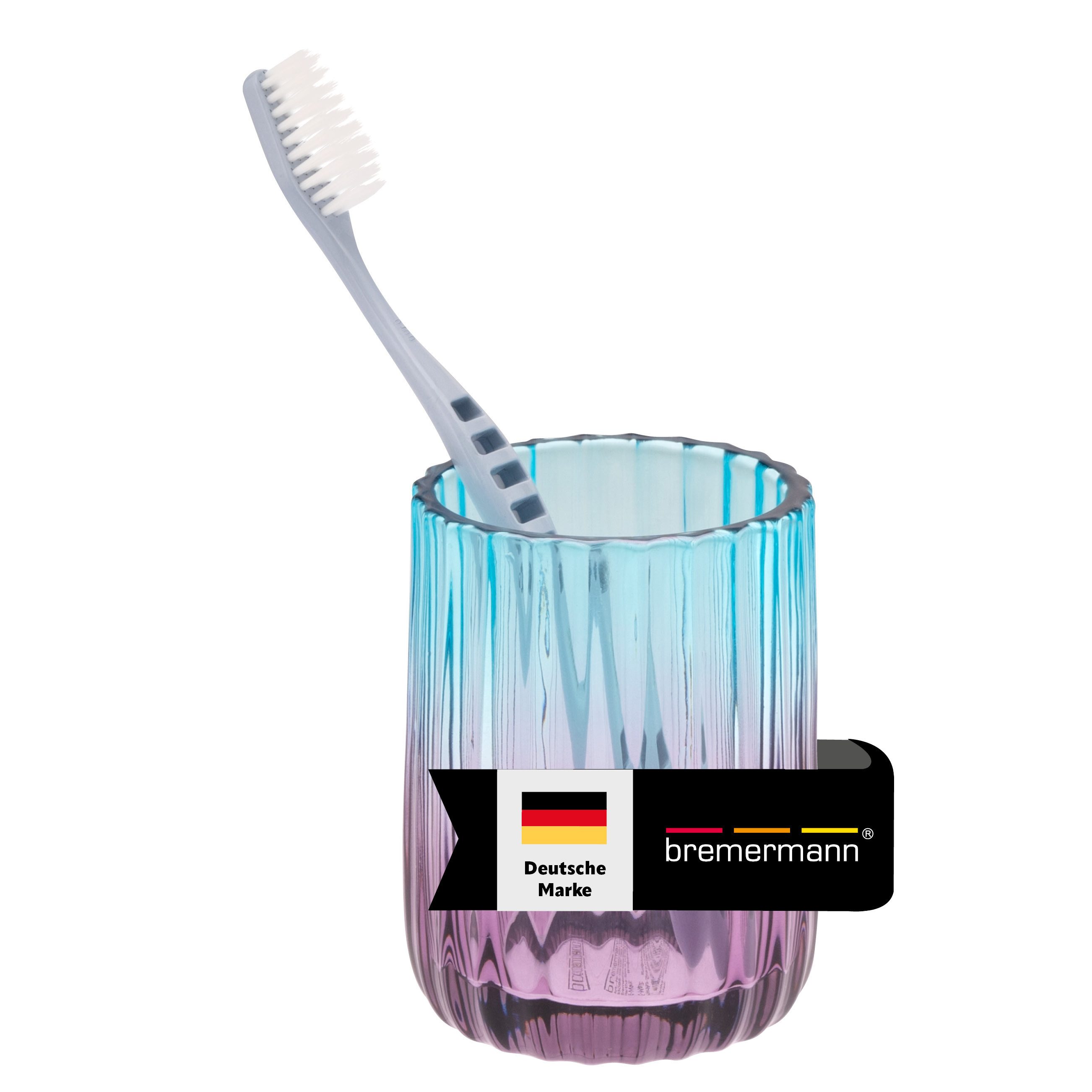 bremermann Zahnputzbecher Zahnputzbecher aus Glas, Zahnbürstenhalter, günstig online kaufen