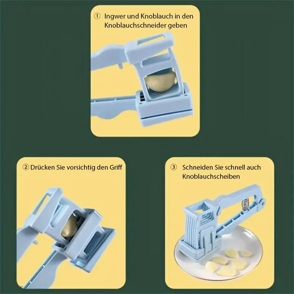 PP Praktischer einfache TUABUR Knoblauchpresse Knoblauchschneider für -presse Zubereitung, und