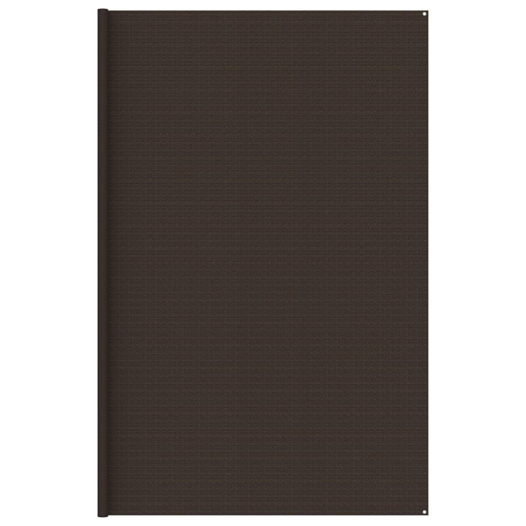Zeltteppiche 400 x 400 cm Zeltteppich 400x400 cm Braun Wohnwagen Teppich Vorzelt Un