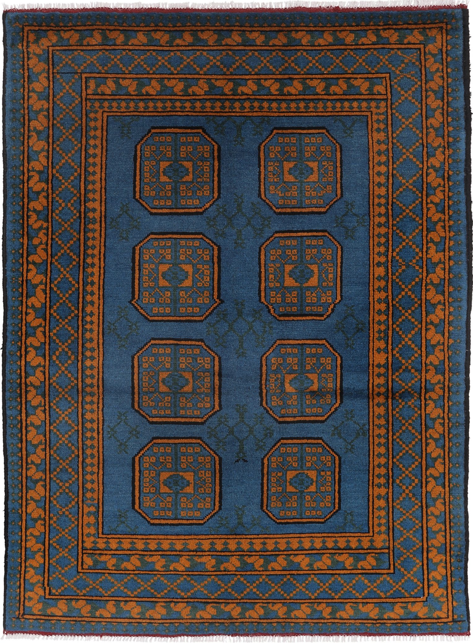 Carpet Avenue Teppich Afghan Baghlan 204x145, Rechteck, Höhe: 8 mm