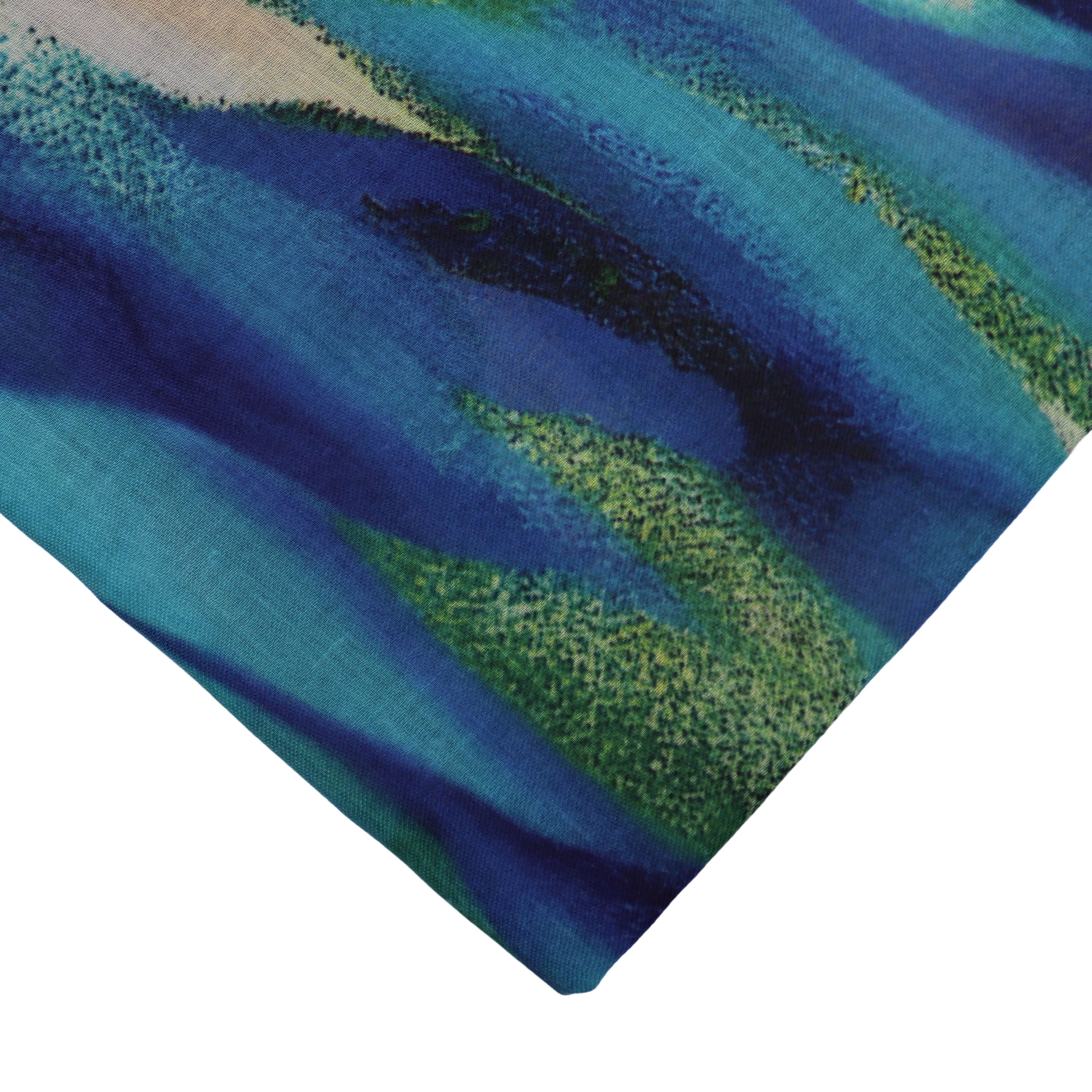 MIRROSI Loop Damen Schal Weich aus 100% Viskose Groß, Schlauchschal, (ca.60x80cm, zweimal um den Hals wickelbar), Damen Halstuch Stola ideal für Frühling,Sommer – Bild 3 von 4