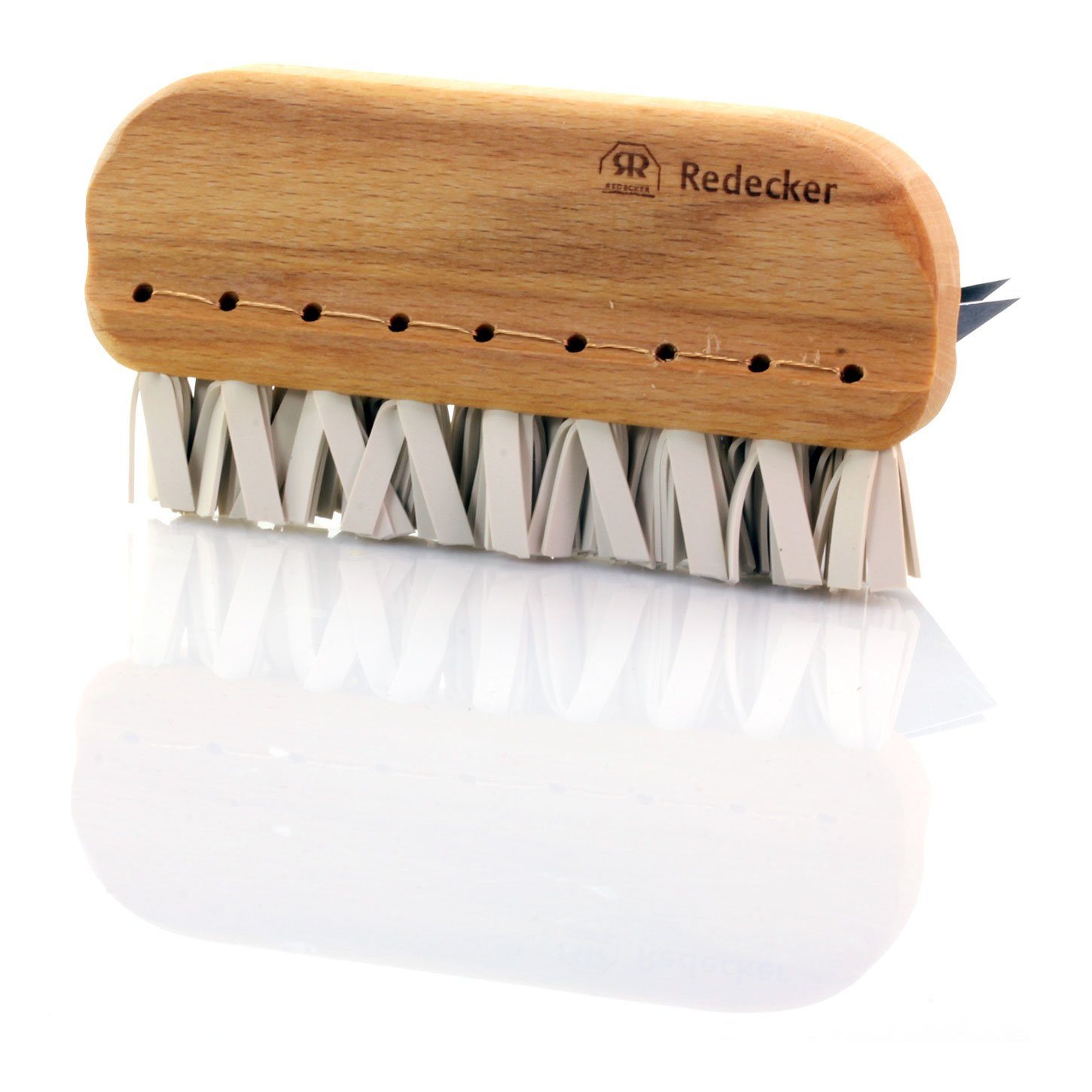 Bürstenhaus Redecker Schuhputzbürste REDECKER kleine Fusselbürste mit Naturkautschuk, 7 x 13,5 cm