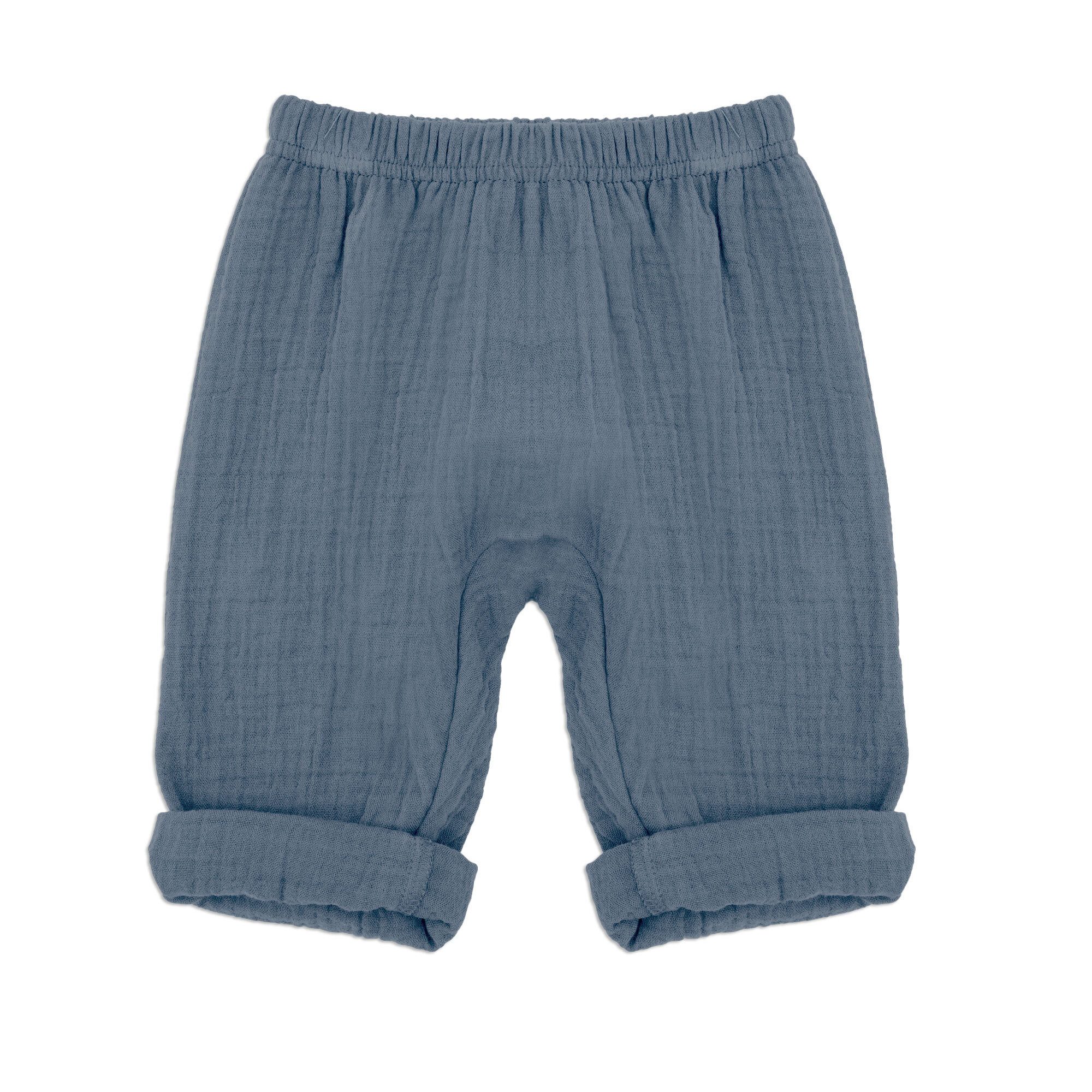 MAXIMO Stoffhose GOTS BABY-Krempelhose Musselin (1-tlg) Musselin