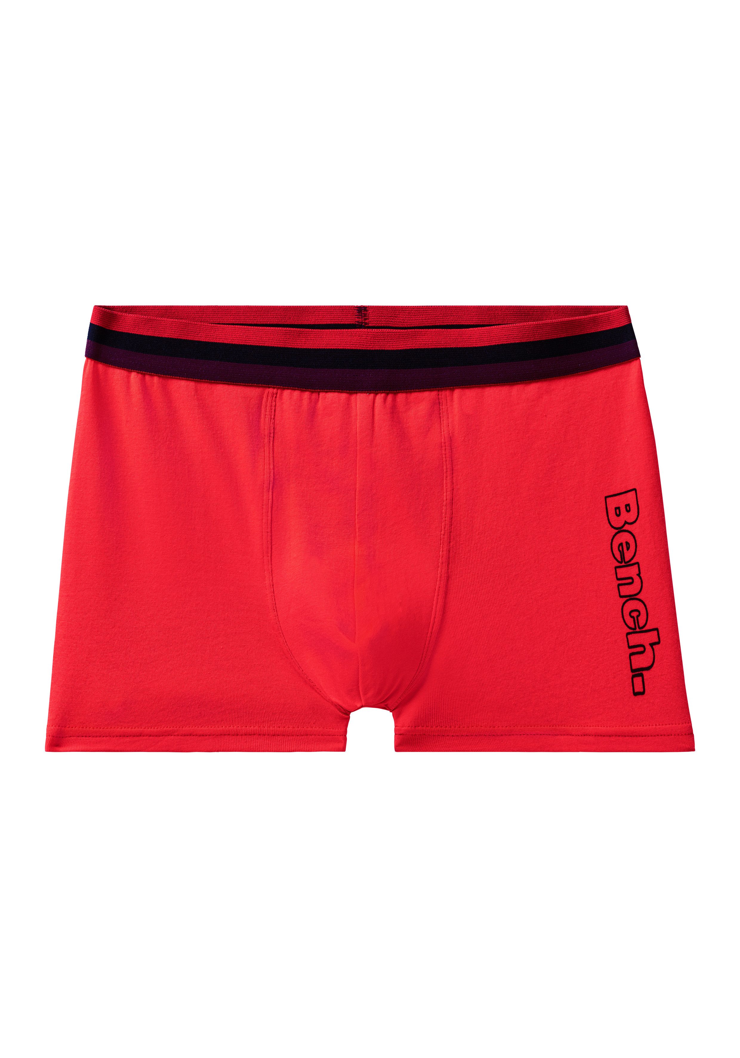 Bench. Boxer Boxershorts für Jungen (Packung, 5-St) mit Logo Druck am Bein