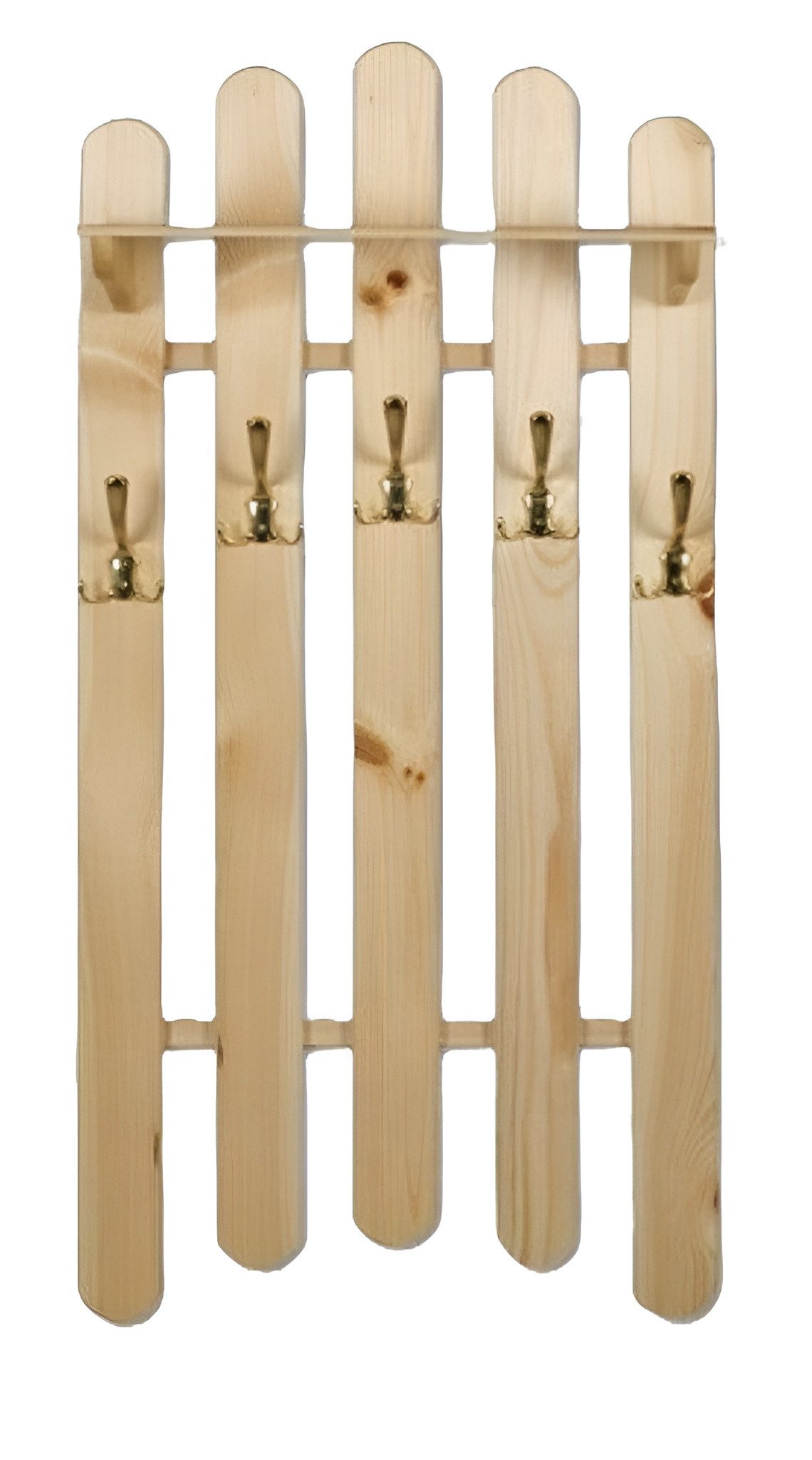 JVmoebel Wandgarderobe Handgefertigte Wandgarderobe aus massivem Kiefernholz, Made in Europa