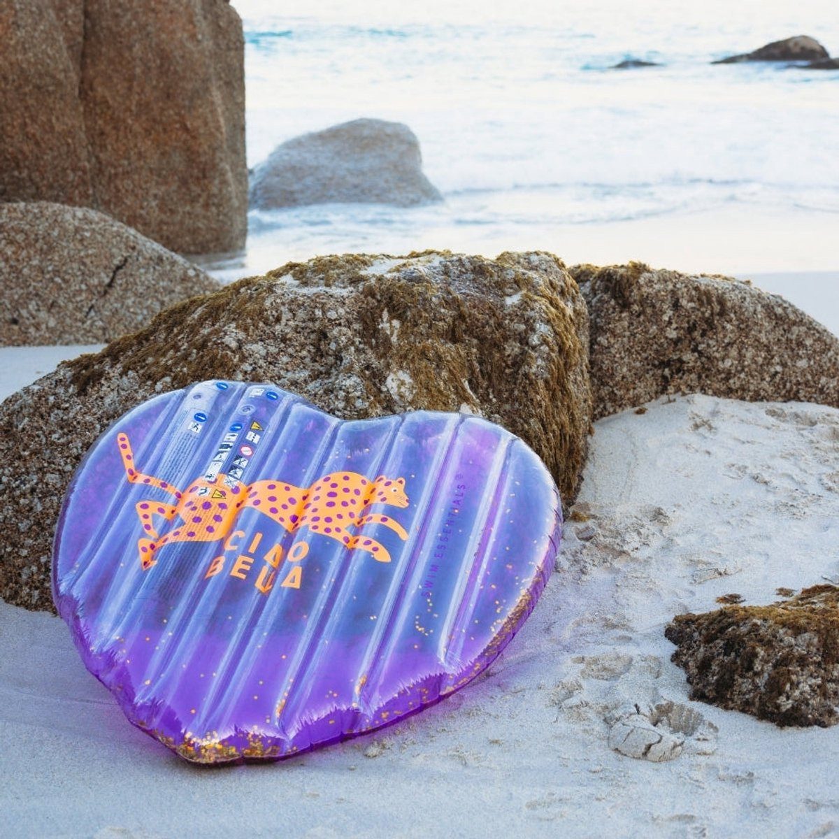 Swim Essentials Pool Heart Shaped Swimming Pool 150 cm Purple, Swimmingpool Planschbecken