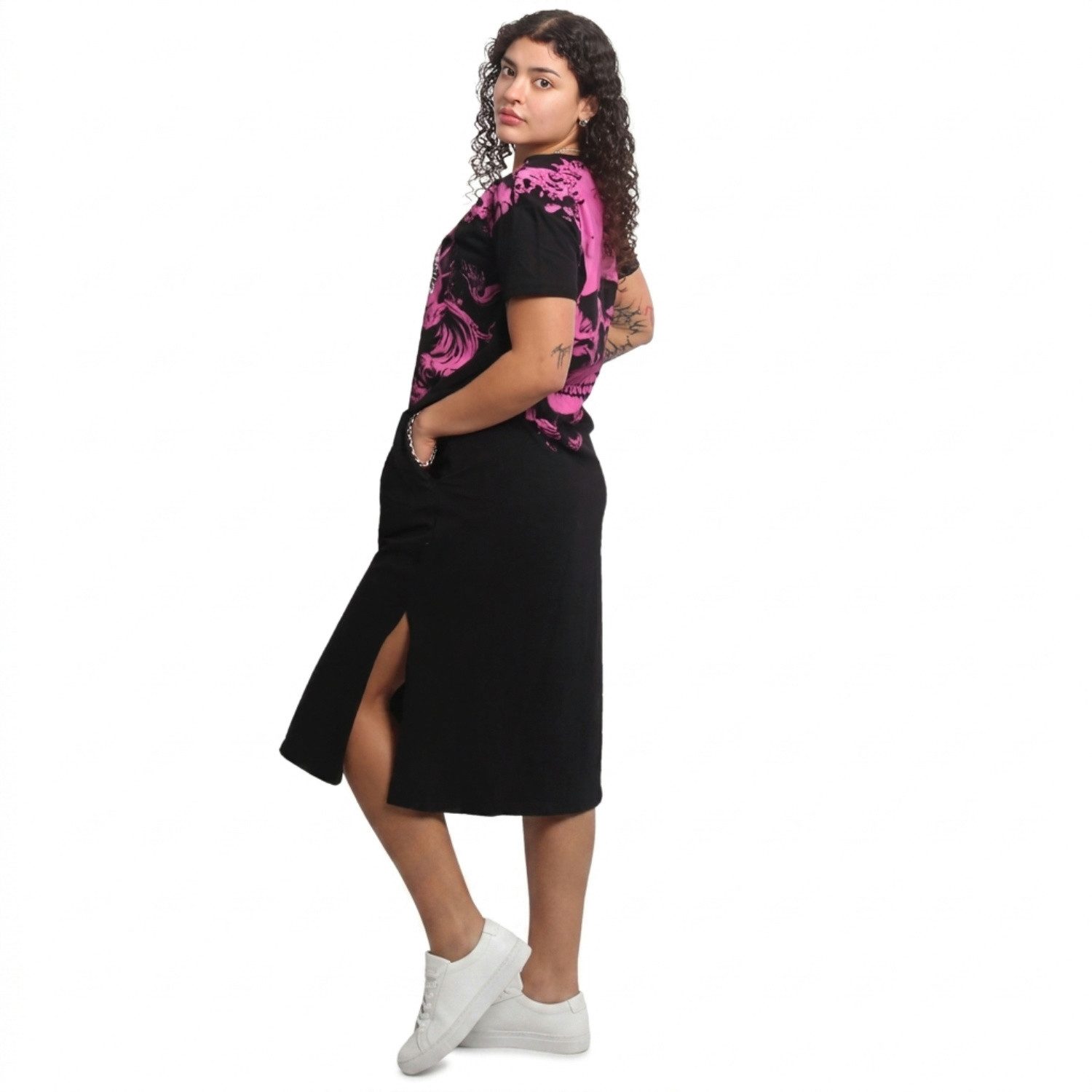YAKUZA Shirtkleid Lost Skull