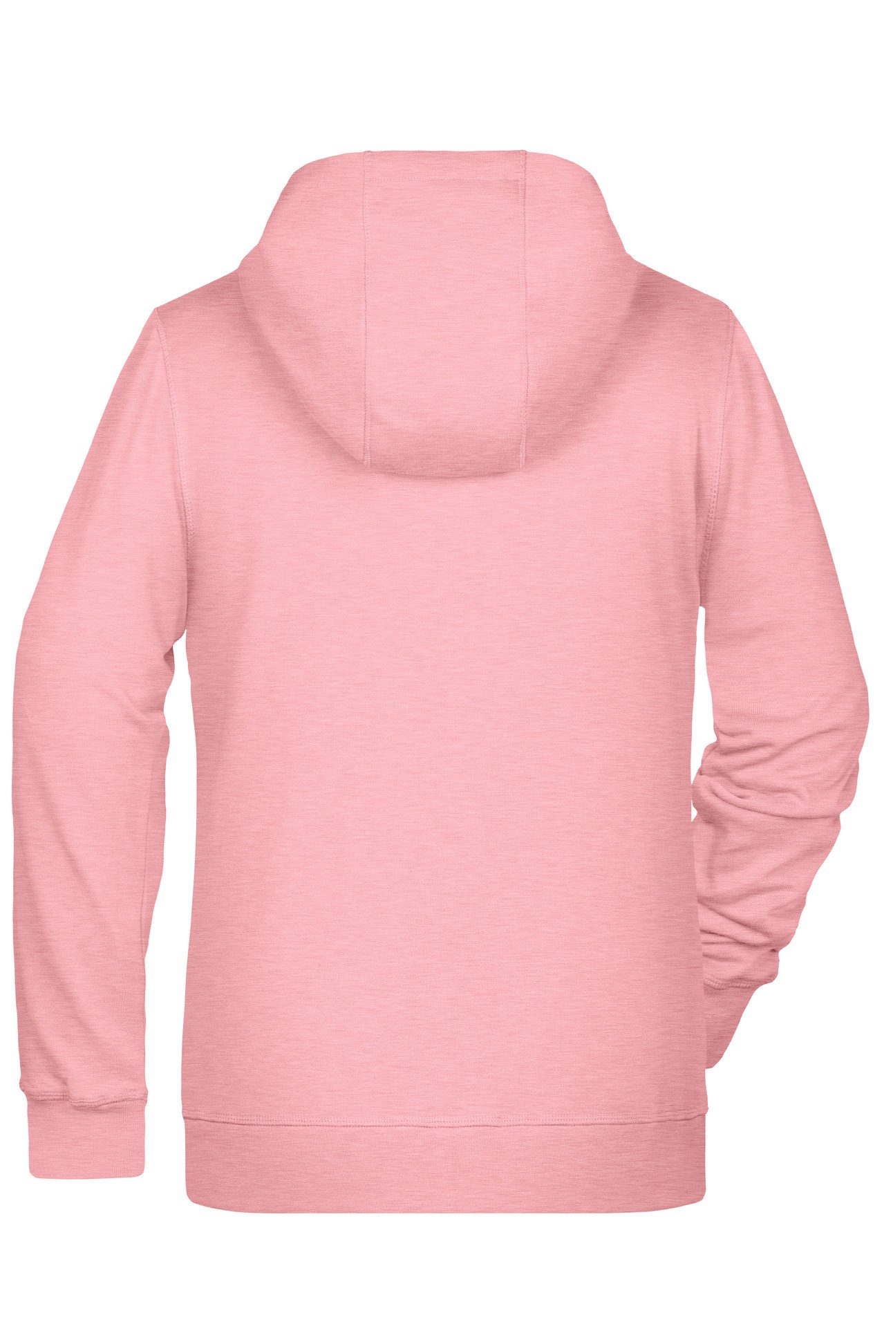 James & Nicholson Kapuzensweatjacke Leicht taillierte Damen Sweatjacke aus French Terry 8025 in Bio-Qualität – Bild 2 von 4