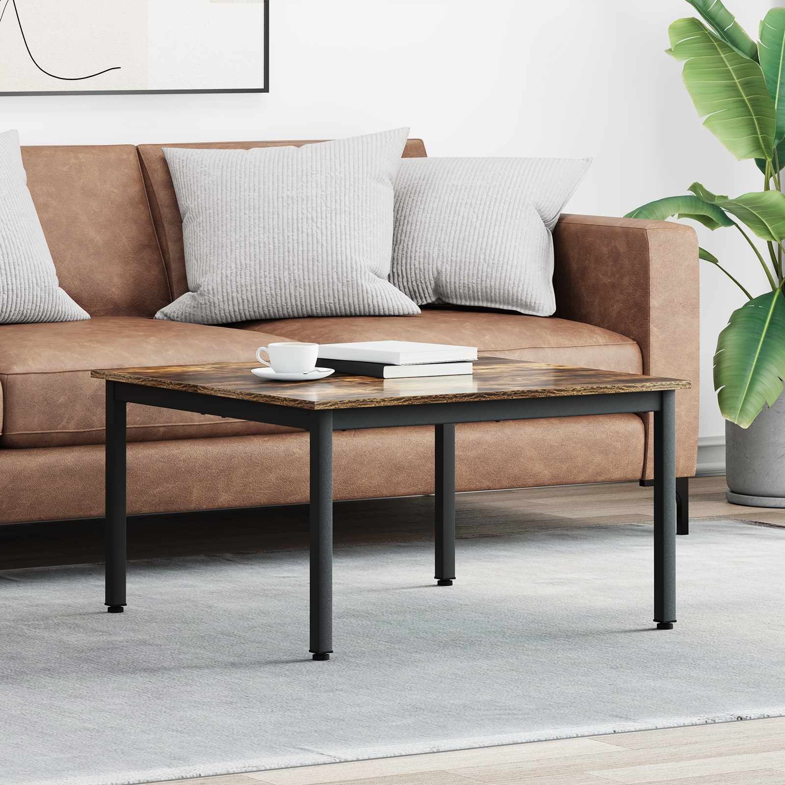 vidaXL Couchtisch Couchtisch Raucharbe 80 x 80 x 45 cm Holzwerkstoff (1-St)