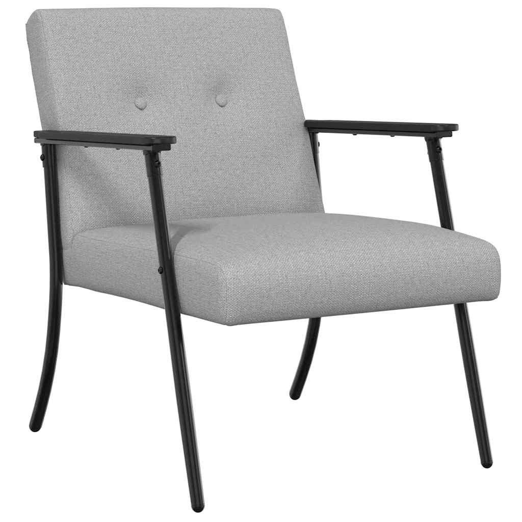 vidaXL Sessel Sessel Wolkengrau Stoff (1-St)