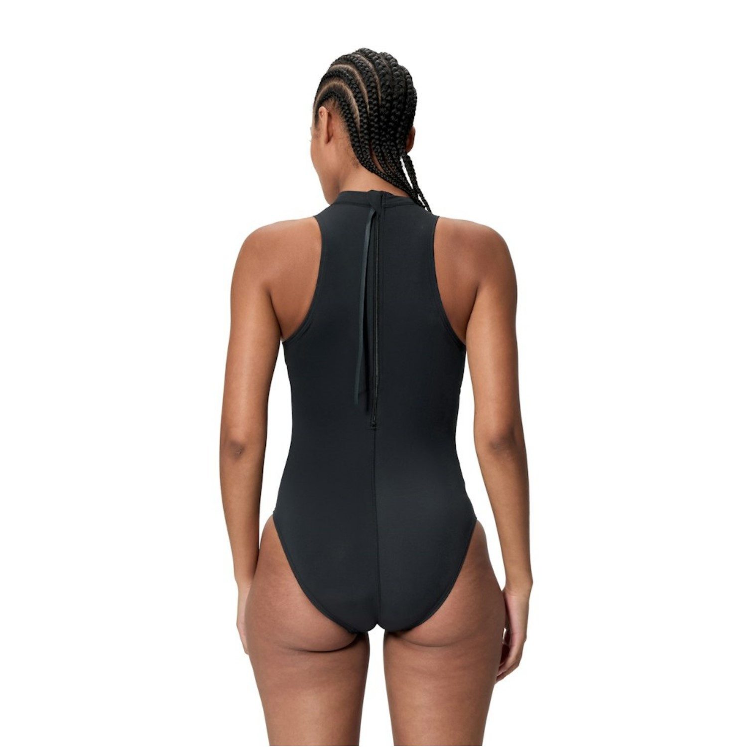 Speedo Badeanzug Print Hydrasuit einteiler mit Reißverschluss mit Sharping Effekt
