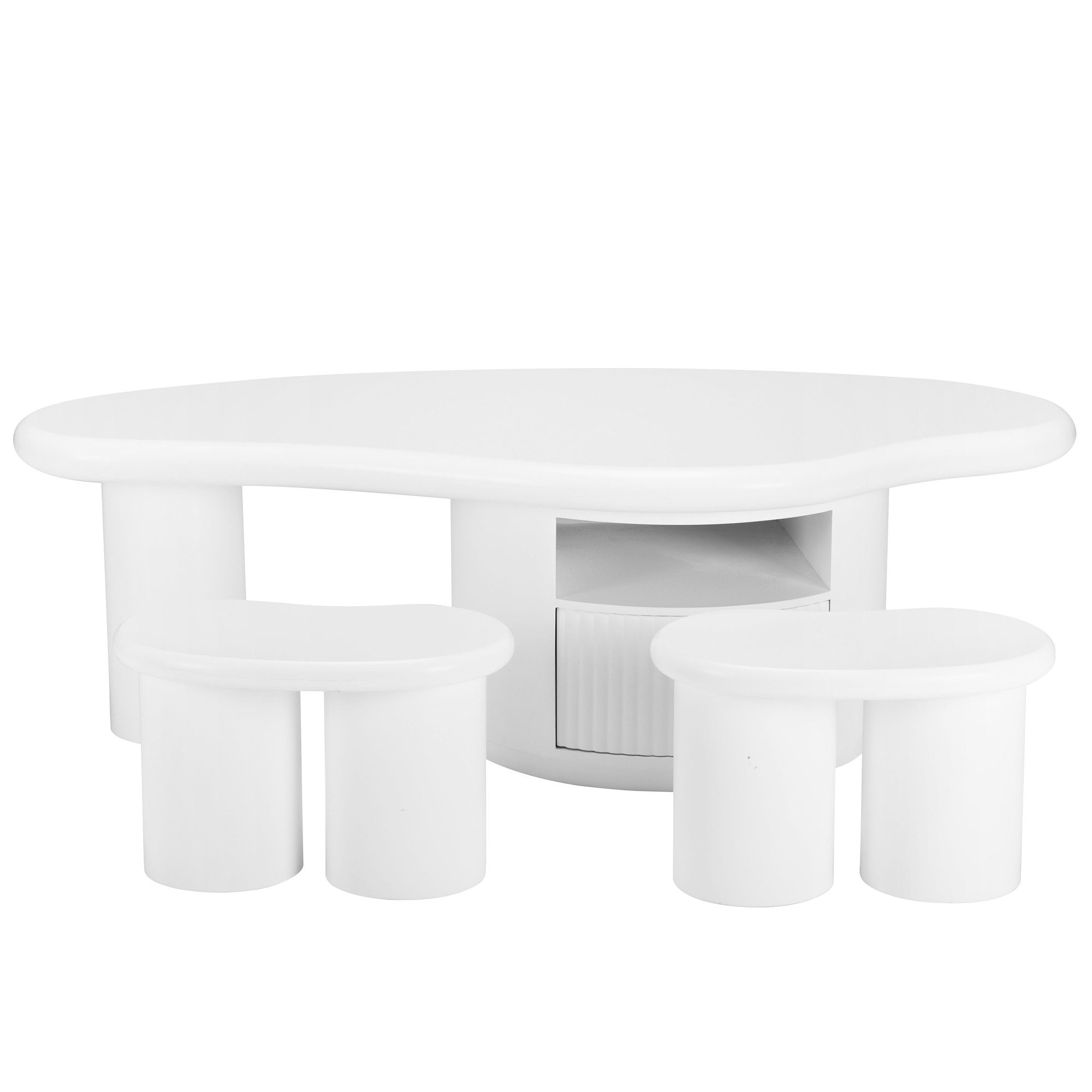 MODFU Couchtisch Beistelltisch Scandi (Wohnzimmertisch, Kaffetisch, günstig online kaufen