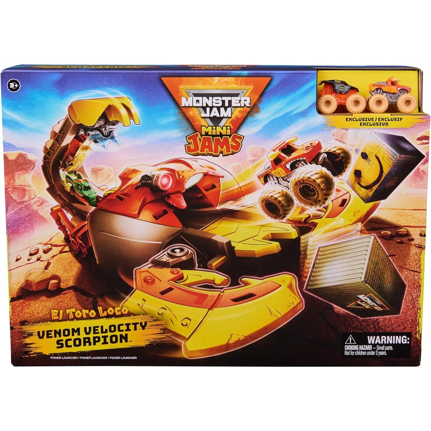 Spin Master Spielzeug-Monstertruck 6069752 Monster Jam - Venom Velocity Playset