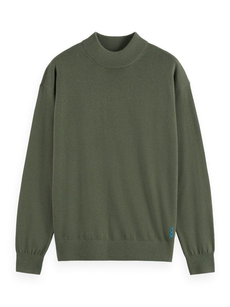 Scotch & Soda Rundhalspullover Seasonal core - Dropped shoulder