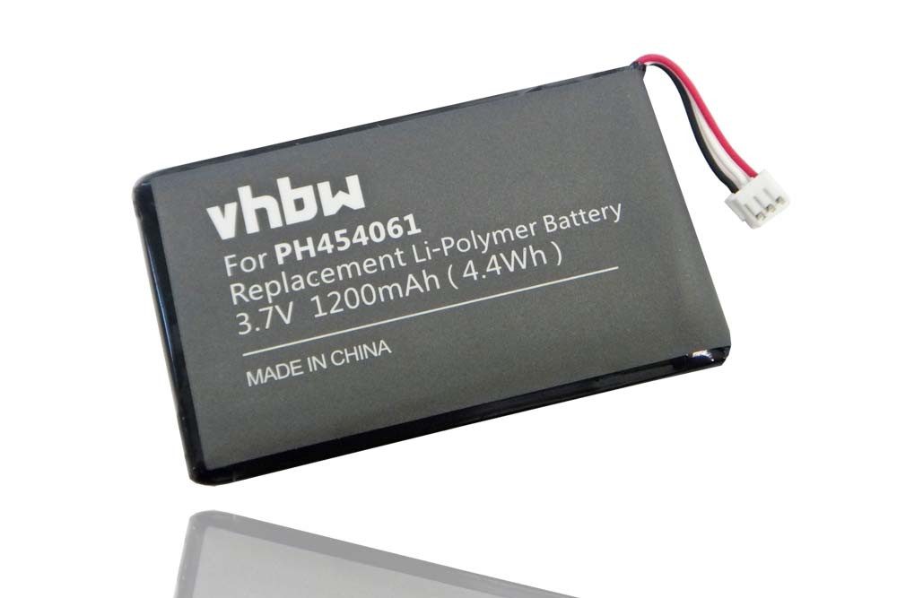 V) Philips 1200 (3,7 Akku kompatibel vhbw S10H, mit S10A, Li-Polymer S10A/38 mAh