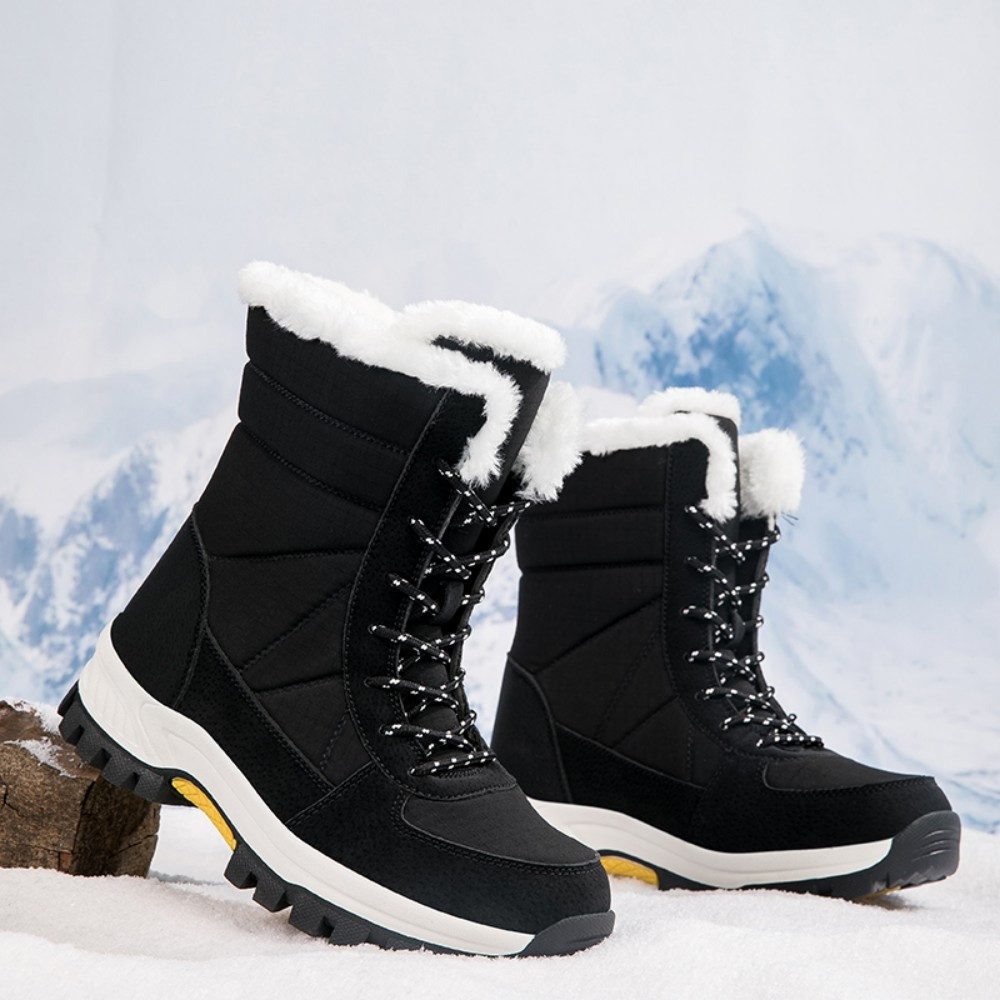 HUSK'SWARE Schneeschuhe warm gefütterte Schneestiefel (Warme Wanderschuhe, High-Top-Schuhe), Warmes Innenfutter – Bild 2 von 5