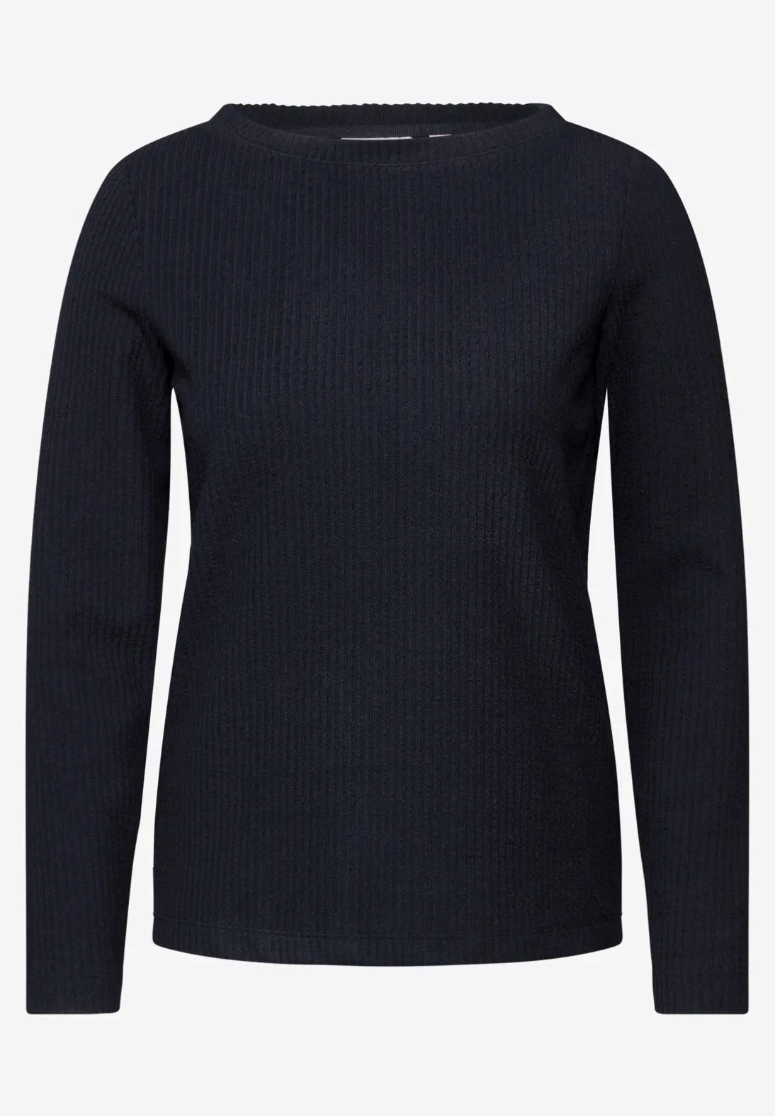 CECIL Langarmshirt Strukturshirt (1-tlg) günstig online kaufen