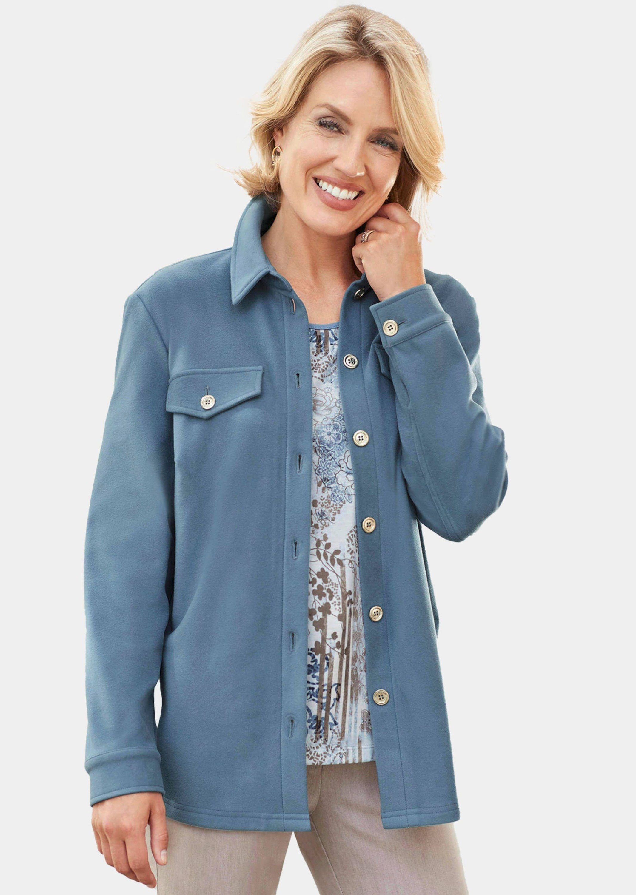 Blouson moderne Hemdjacke in trageangenehmer Qualität