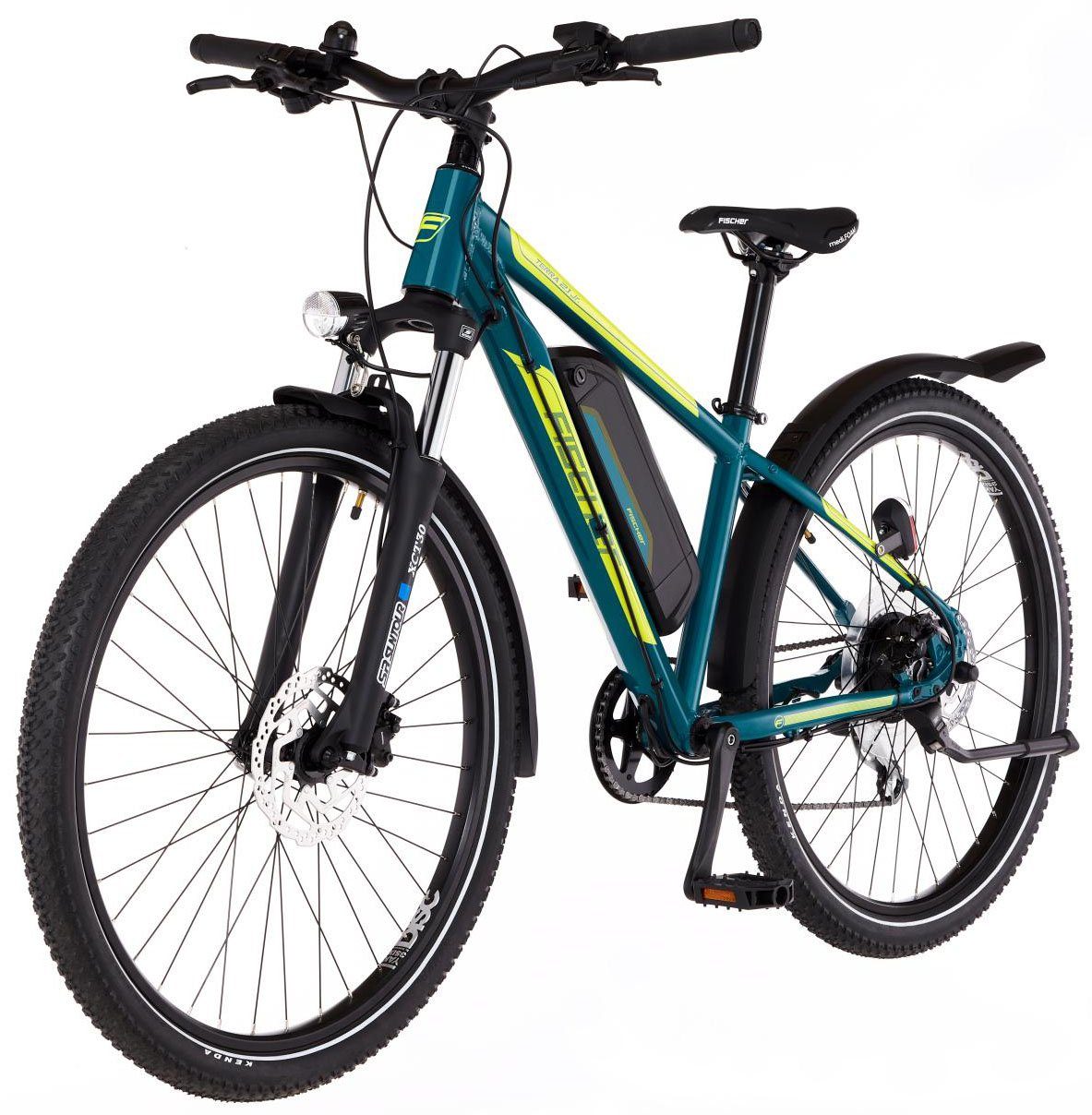 FISCHER Fahrrad E-Bike TERRA 2.1 Kettenschaltung, 422 Akku Wh 8 422, Gang, Junior Heckmotor