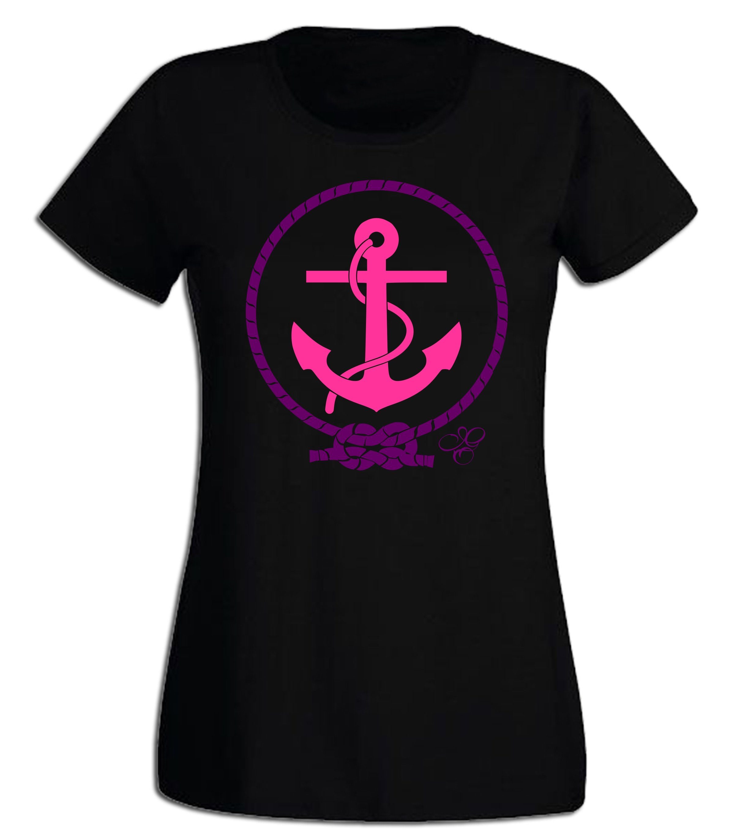 G-graphics T-Shirt Damen T-Shirt - Anker günstig online kaufen