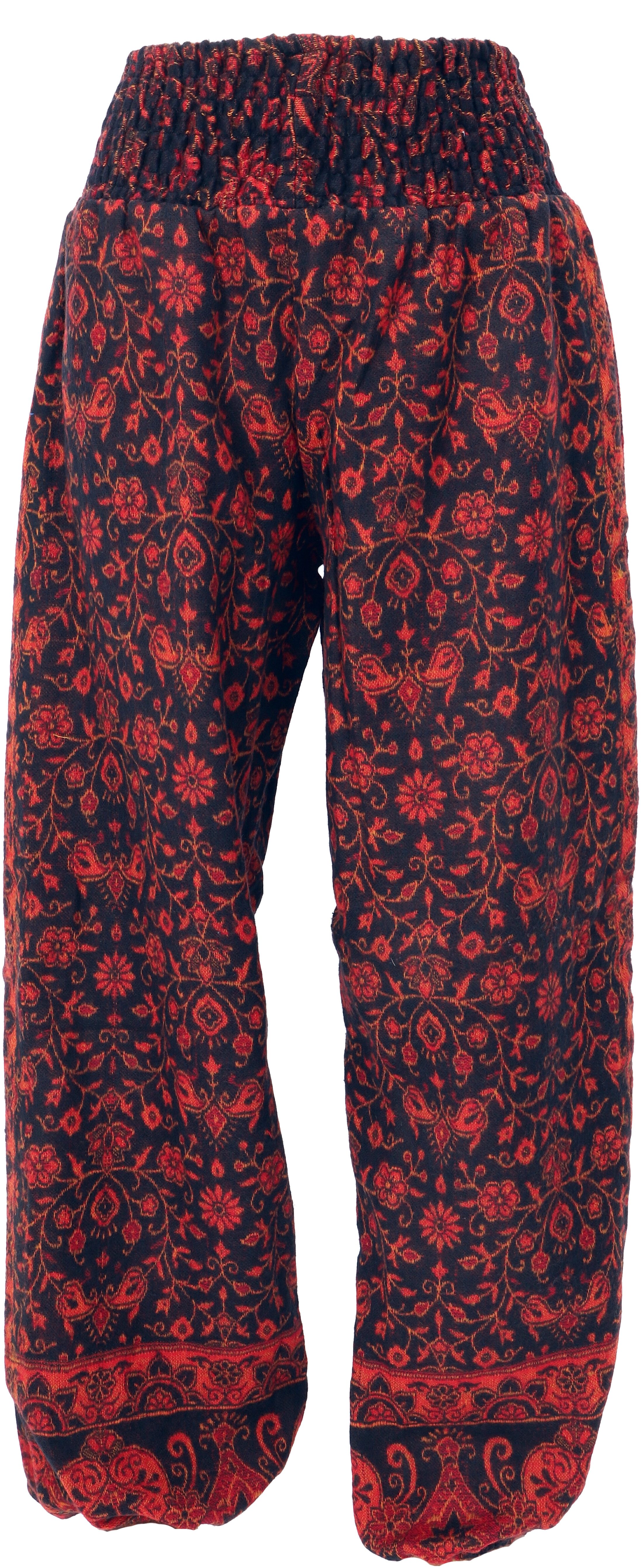 Guru-Shop Relaxhose Flauschige Paisley Boho Pluderhose,.. günstig online kaufen